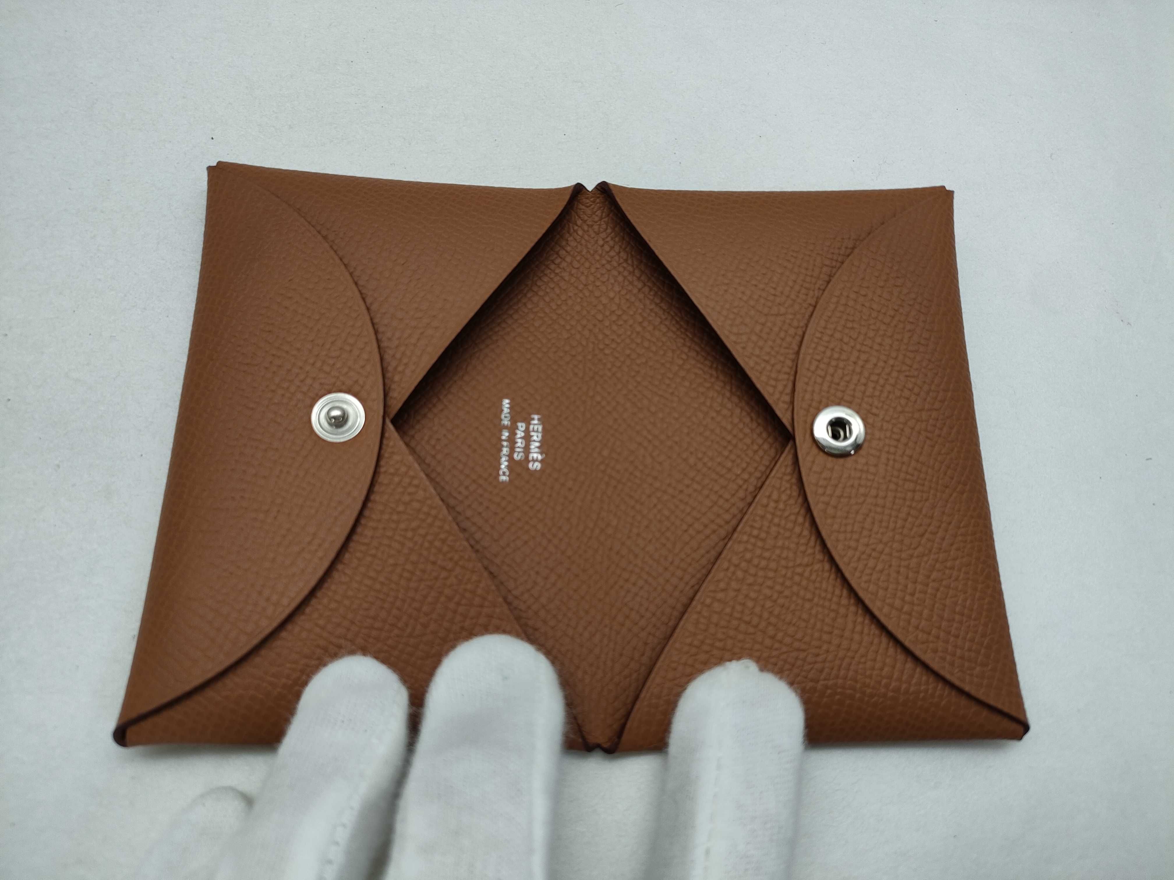 Calvi Epsom Gold Double Coin Case — view 7