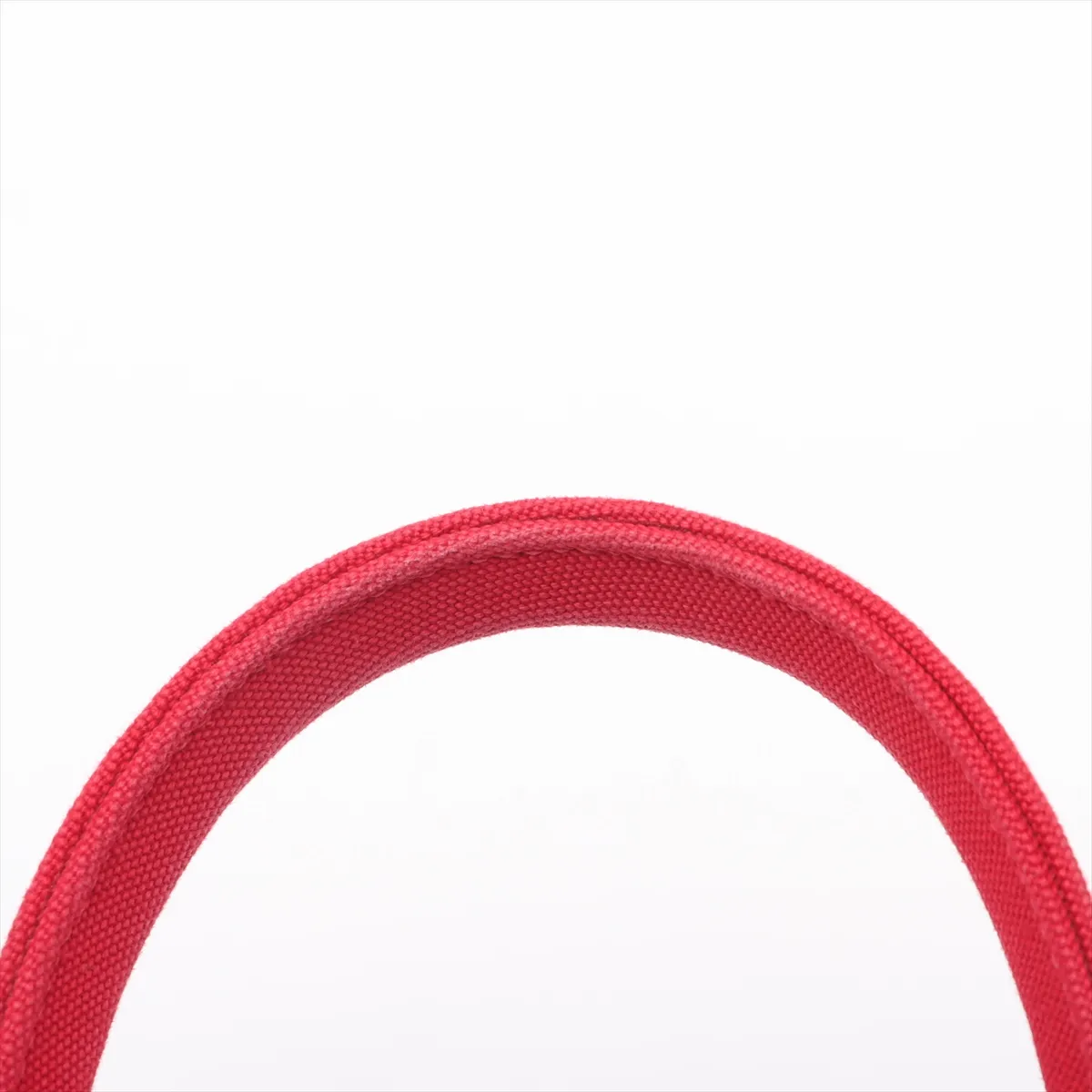 Wicker Rattan x Canvas 2WAY Handbag Red — view 12