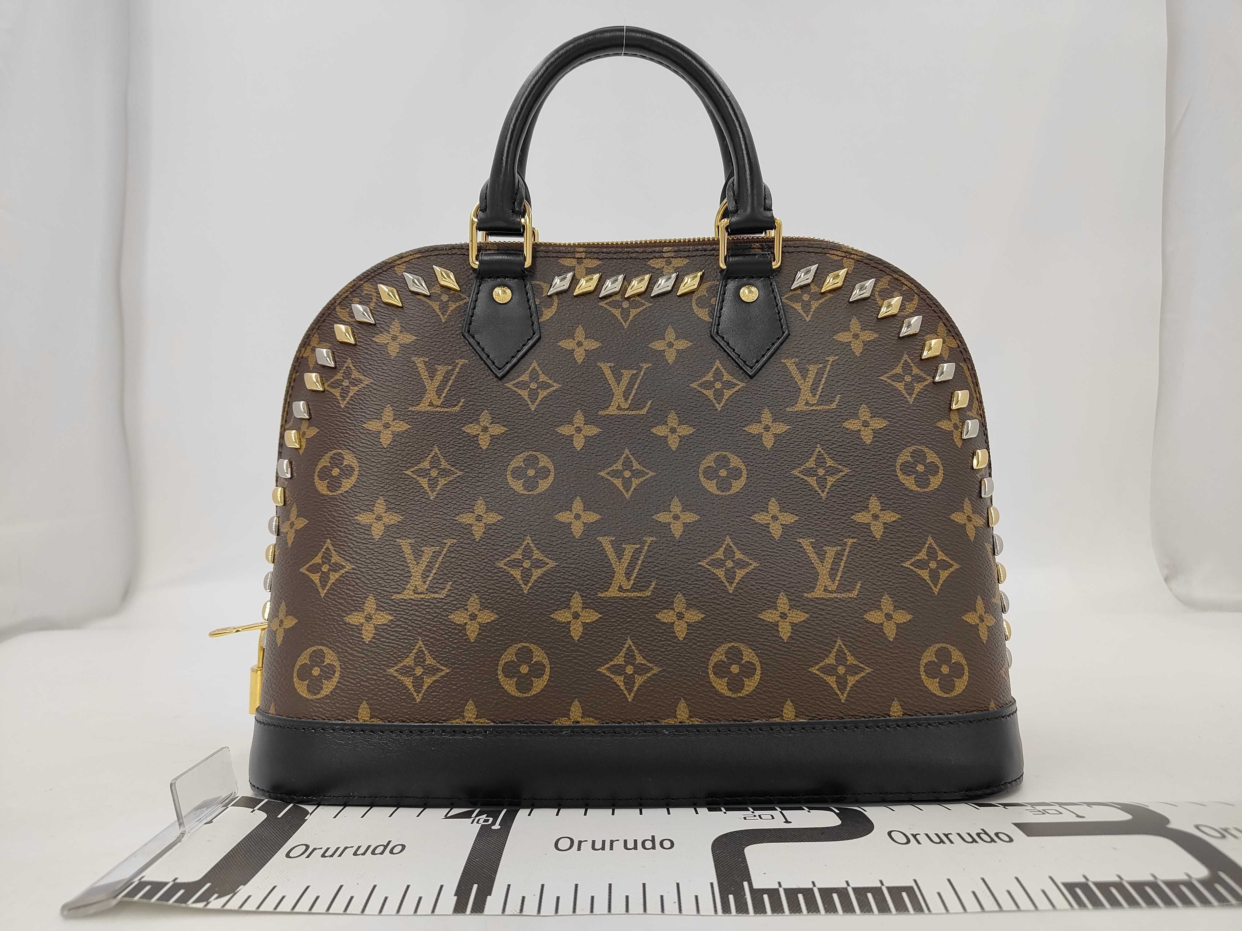 Monogram M41579 Studded Alma PM Handbag — view 2