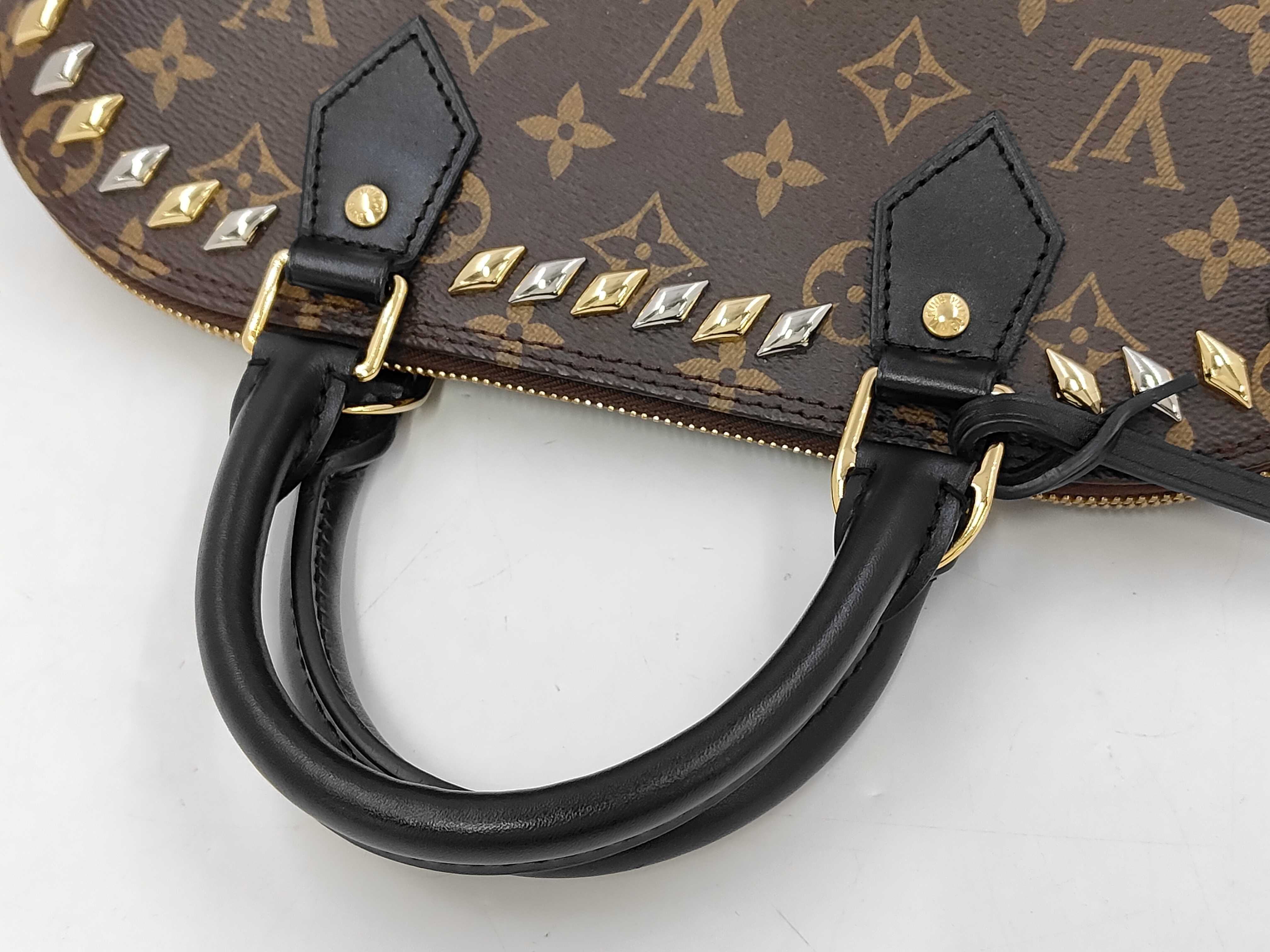 Monogram M41579 Studded Alma PM Handbag — view 3