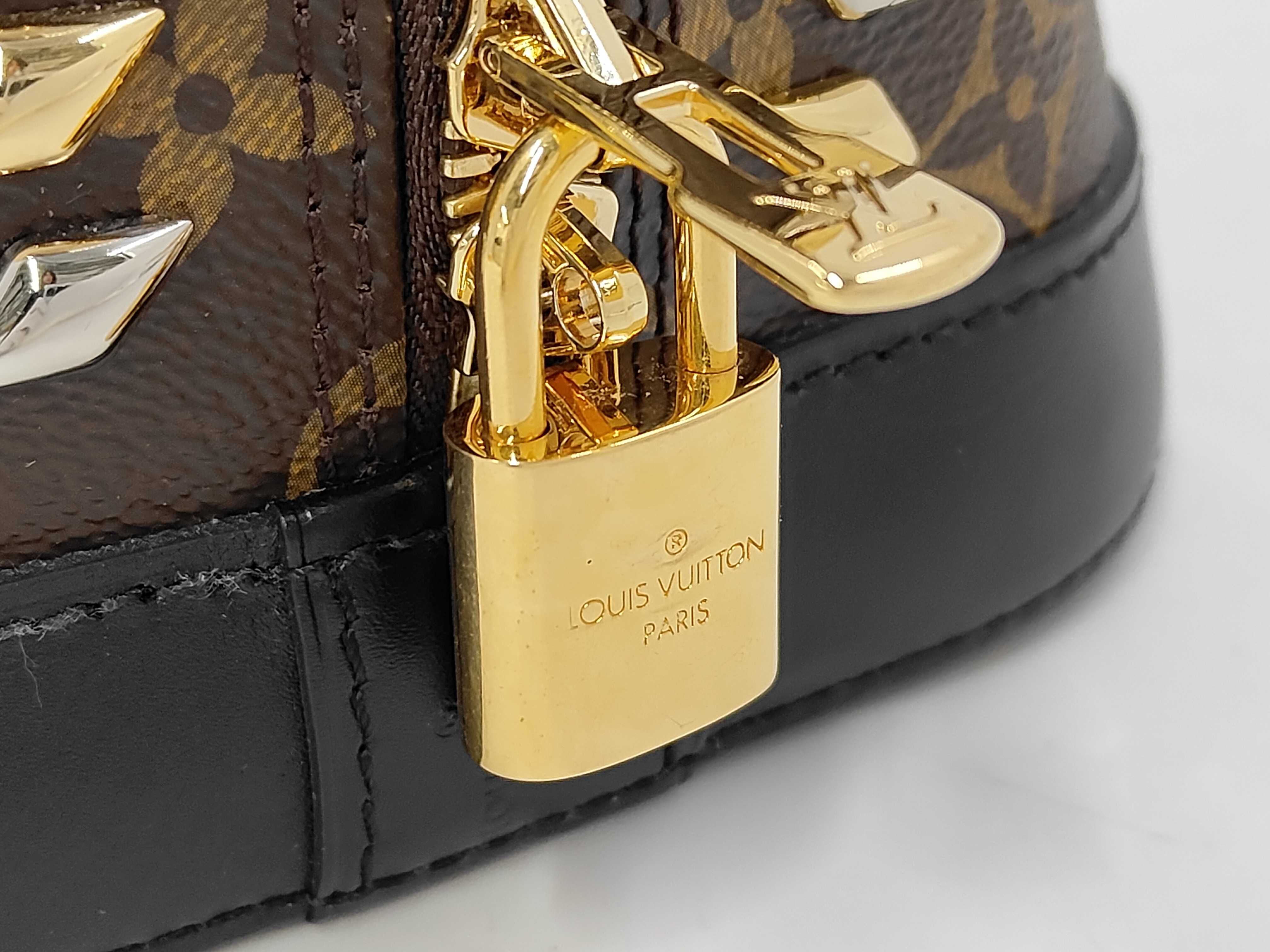 Monogram M41579 Studded Alma PM Handbag — view 9