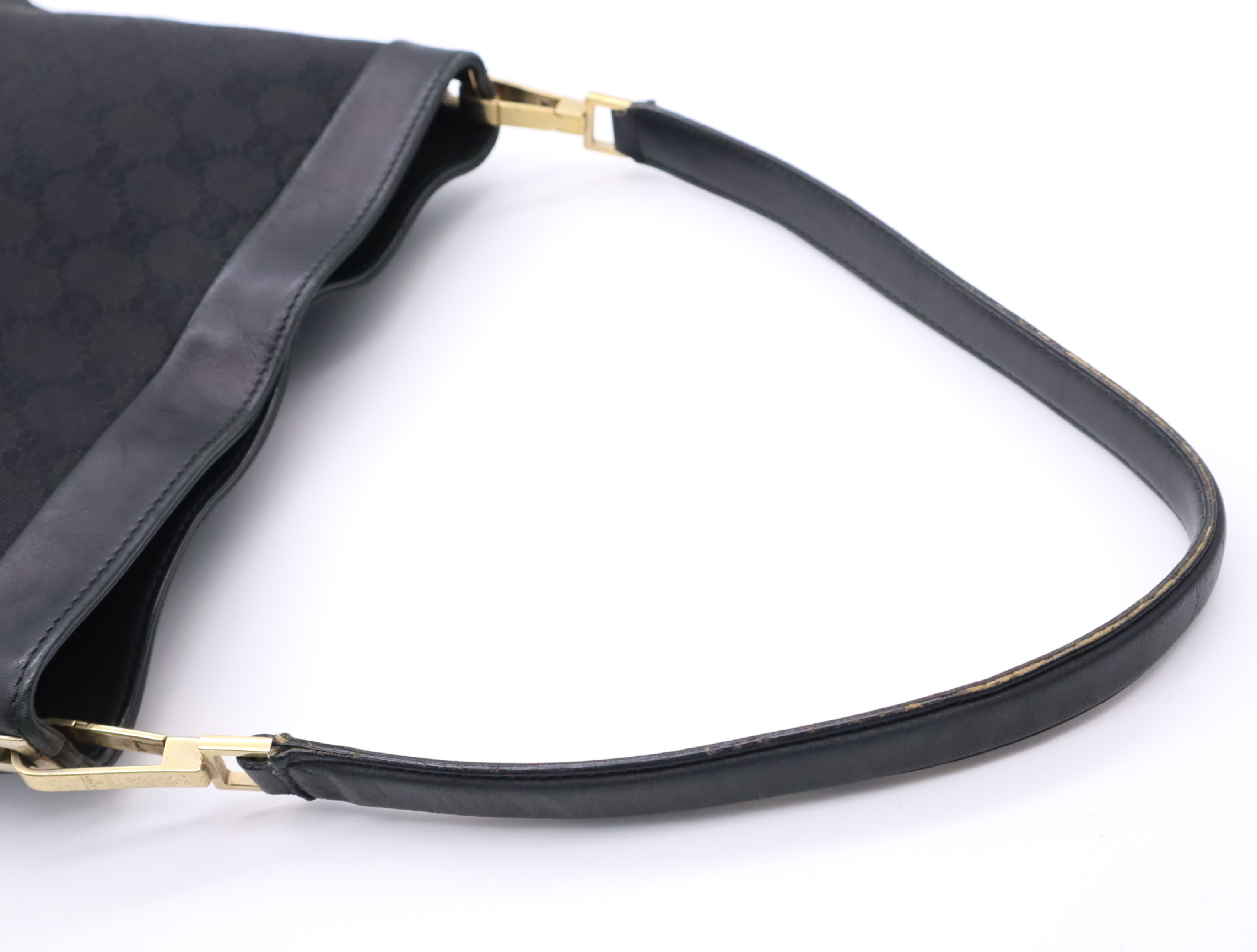 33900GG Canvas Shoulder Bag, Black Handbag — view 10