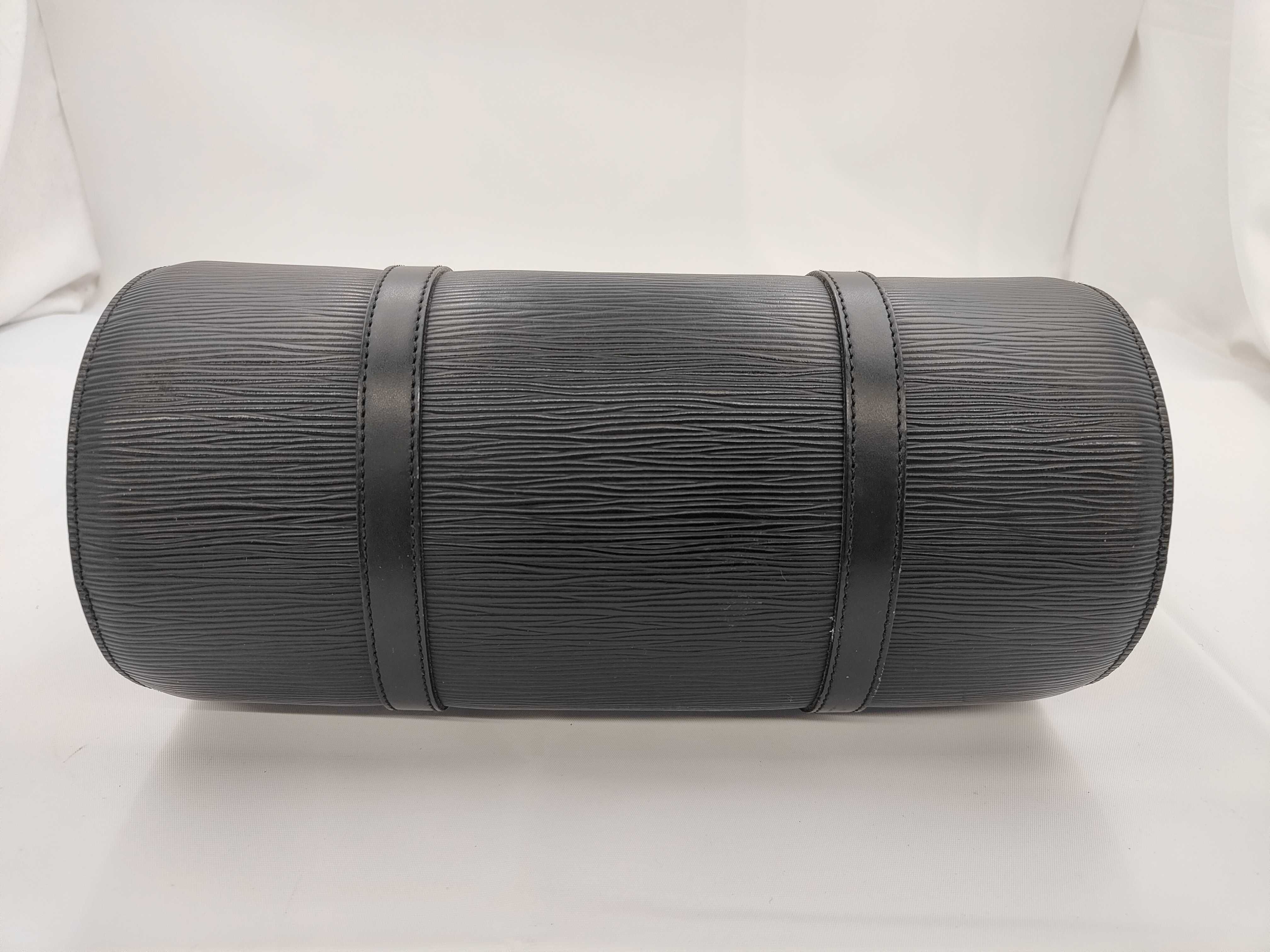 M52862 Soufflot Epi Noir Black Cylindrical Handbag — view 5