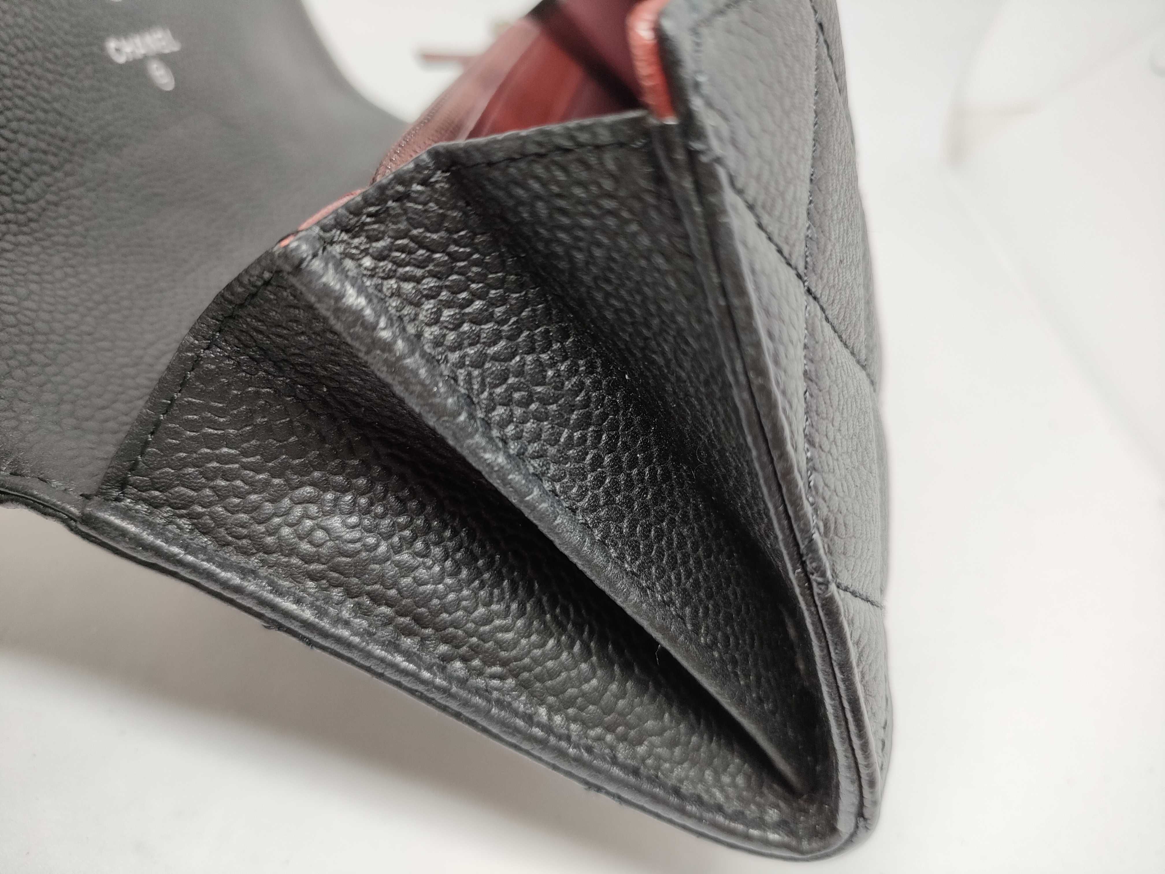 Caviar Skin Coco Matelassé Long Wallet — view 12
