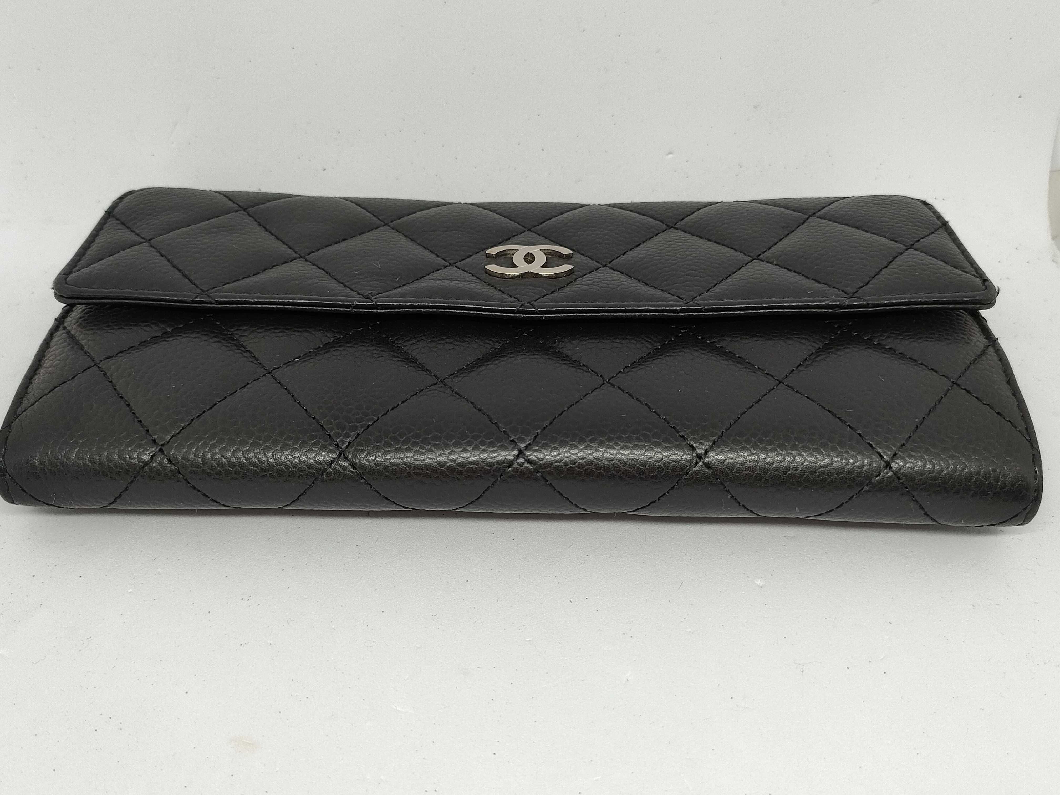 Caviar Skin Coco Matelassé Long Wallet — view 5