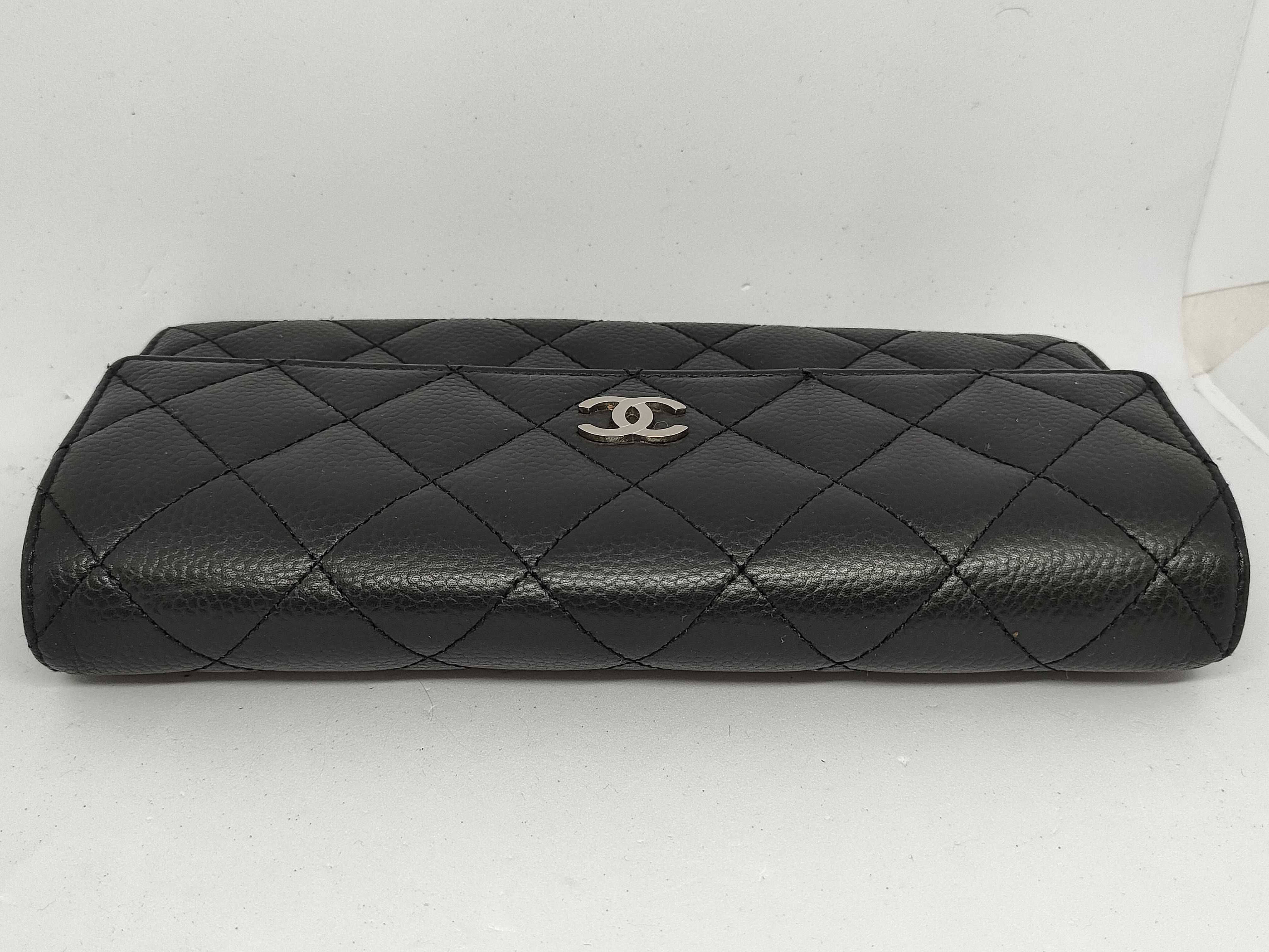 Caviar Skin Coco Matelassé Long Wallet — view 6
