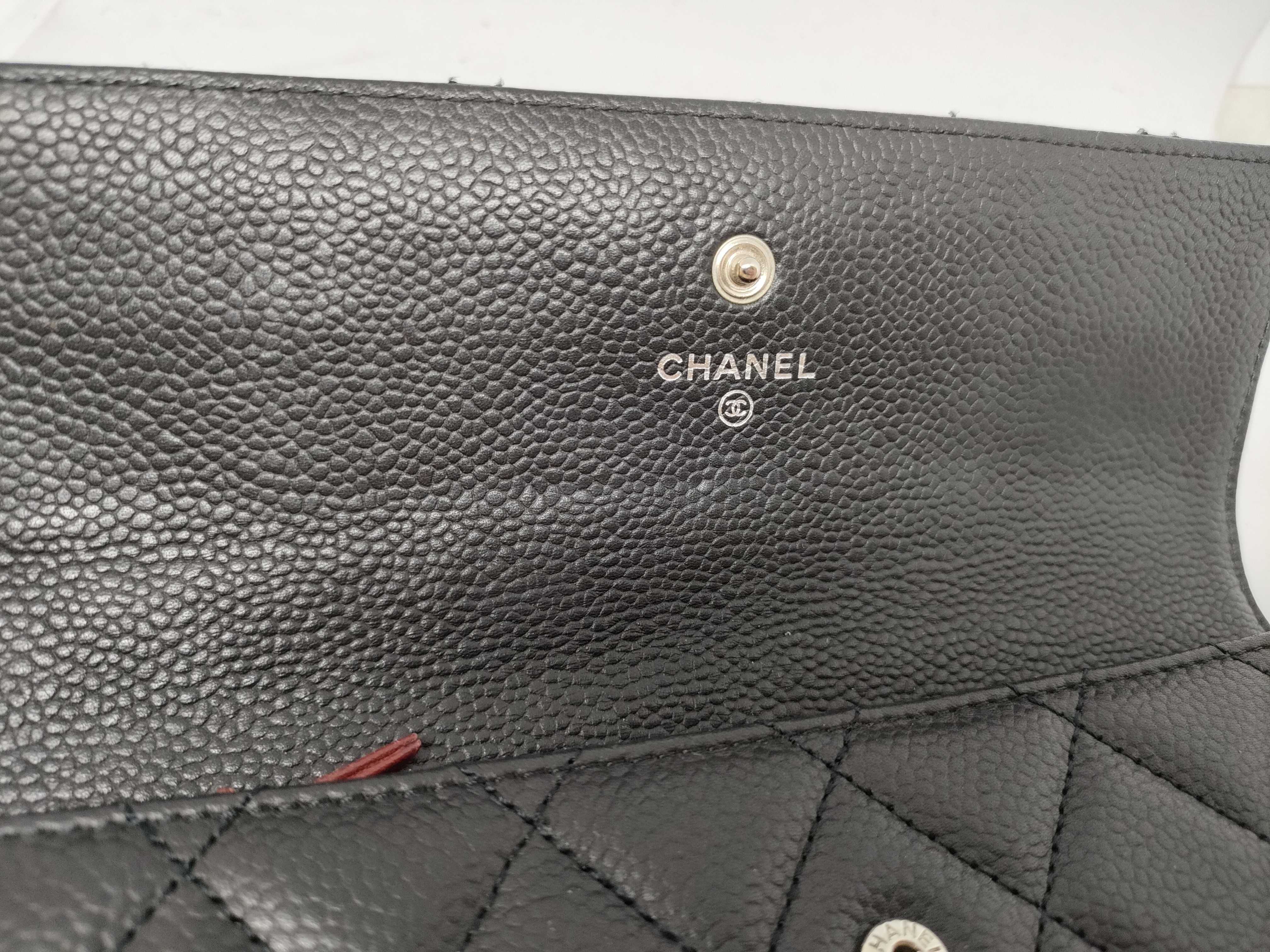 Caviar Skin Coco Matelassé Long Wallet — view 7