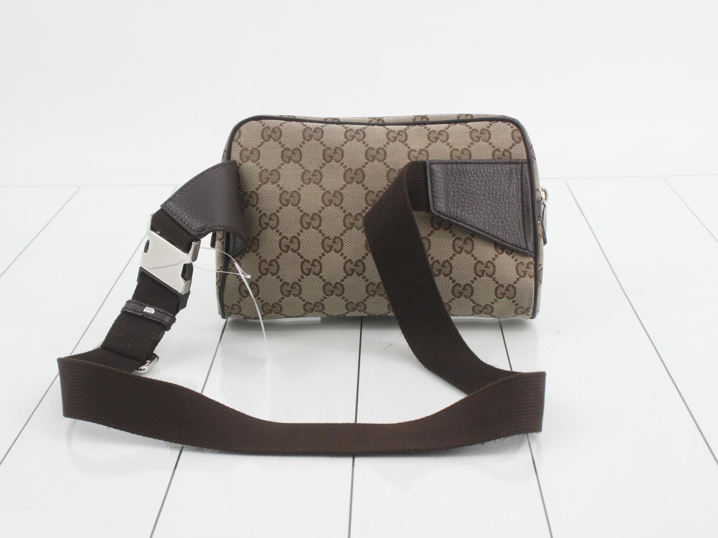 GG Canvas (Bag) - Waist Bag - Dark Brown — view 2