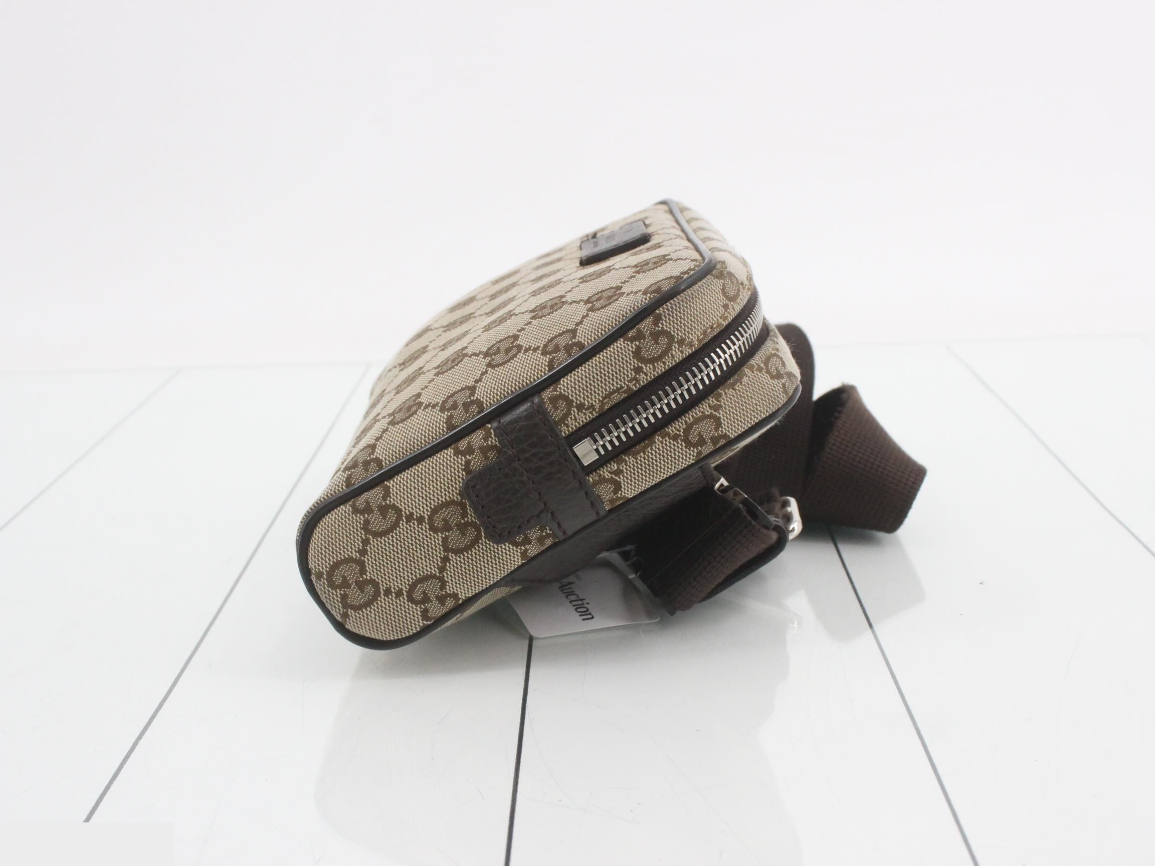 GG Canvas (Bag) - Waist Bag - Dark Brown — view 3