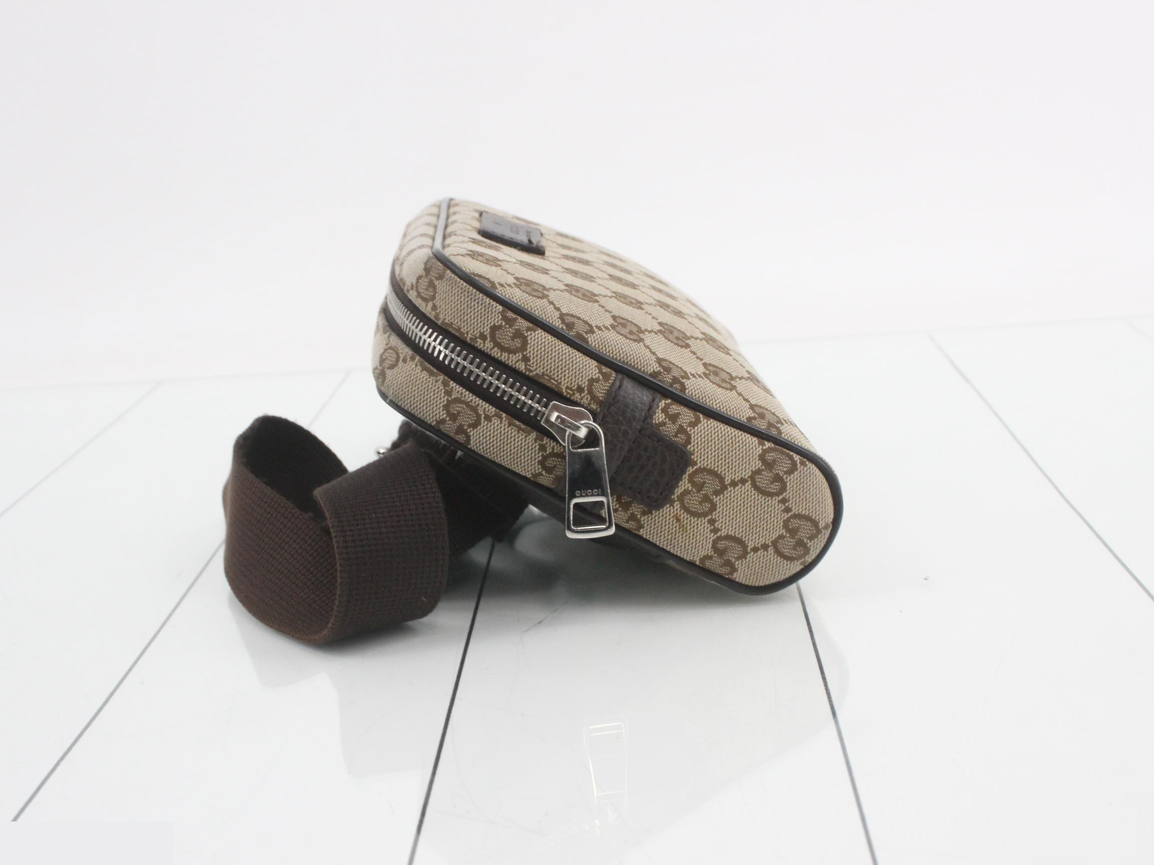 GG Canvas (Bag) - Waist Bag - Dark Brown — view 4
