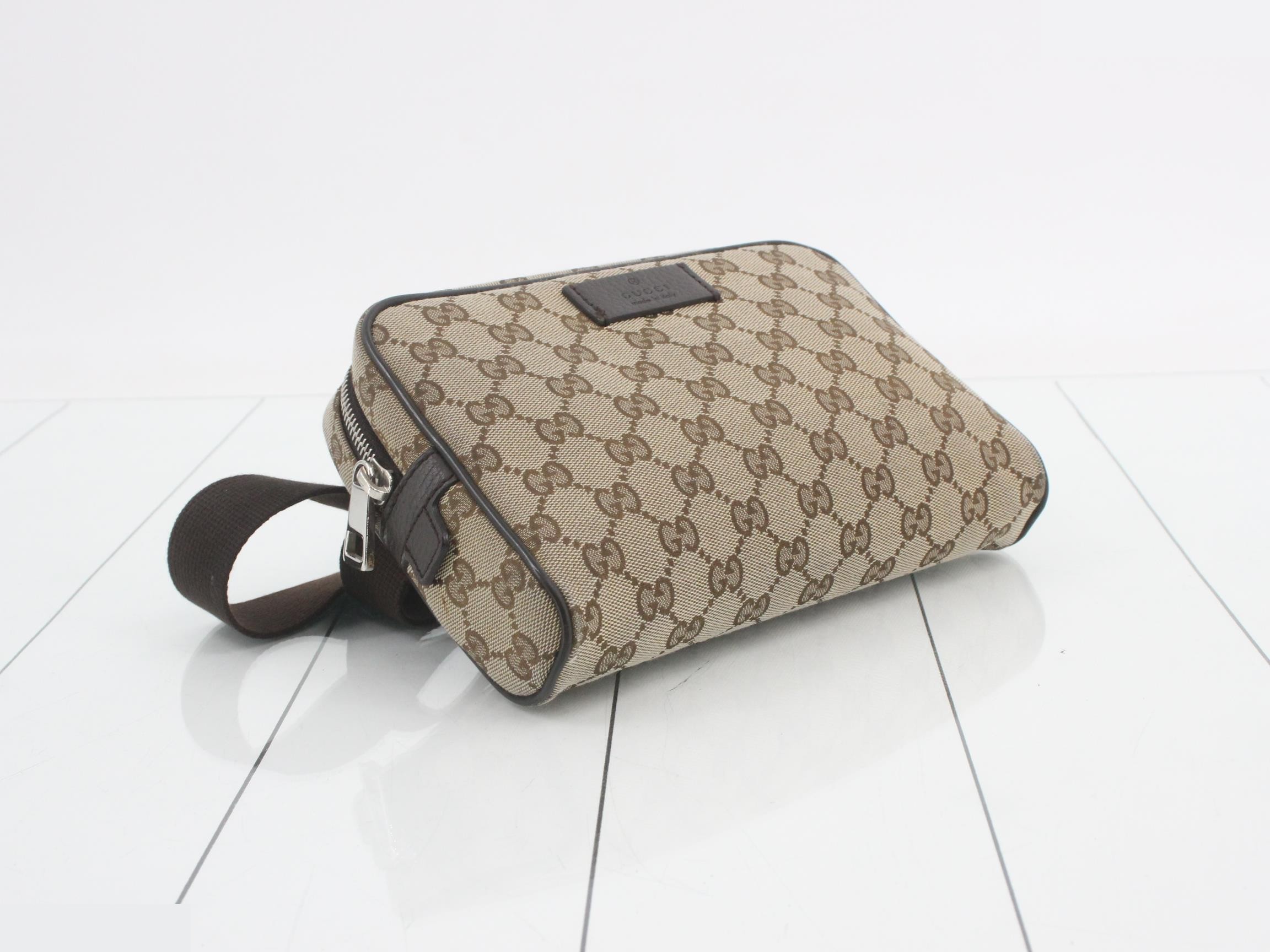 GG Canvas (Bag) - Waist Bag - Dark Brown — view 5