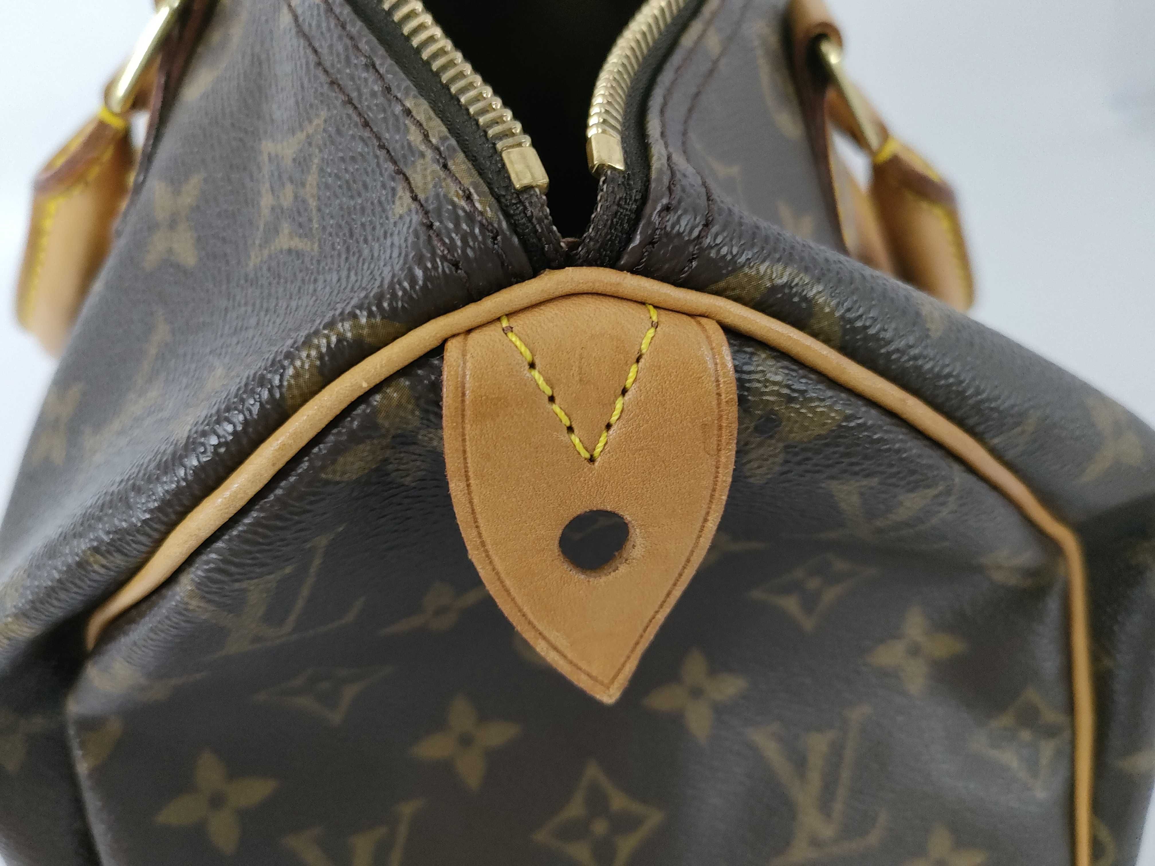 Monogram Louis Vuitton Speedy 30 Monogram M41526 Handbag (VO8172) Handbag — view 13