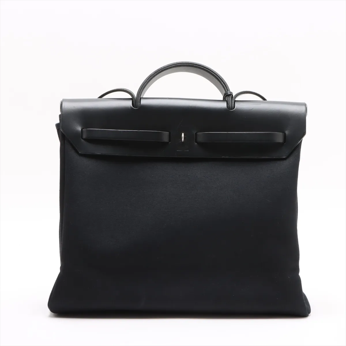 Ale Bag MM Toile Officier x Vache Hunter Black Silver Hardware D:2000 — view 2
