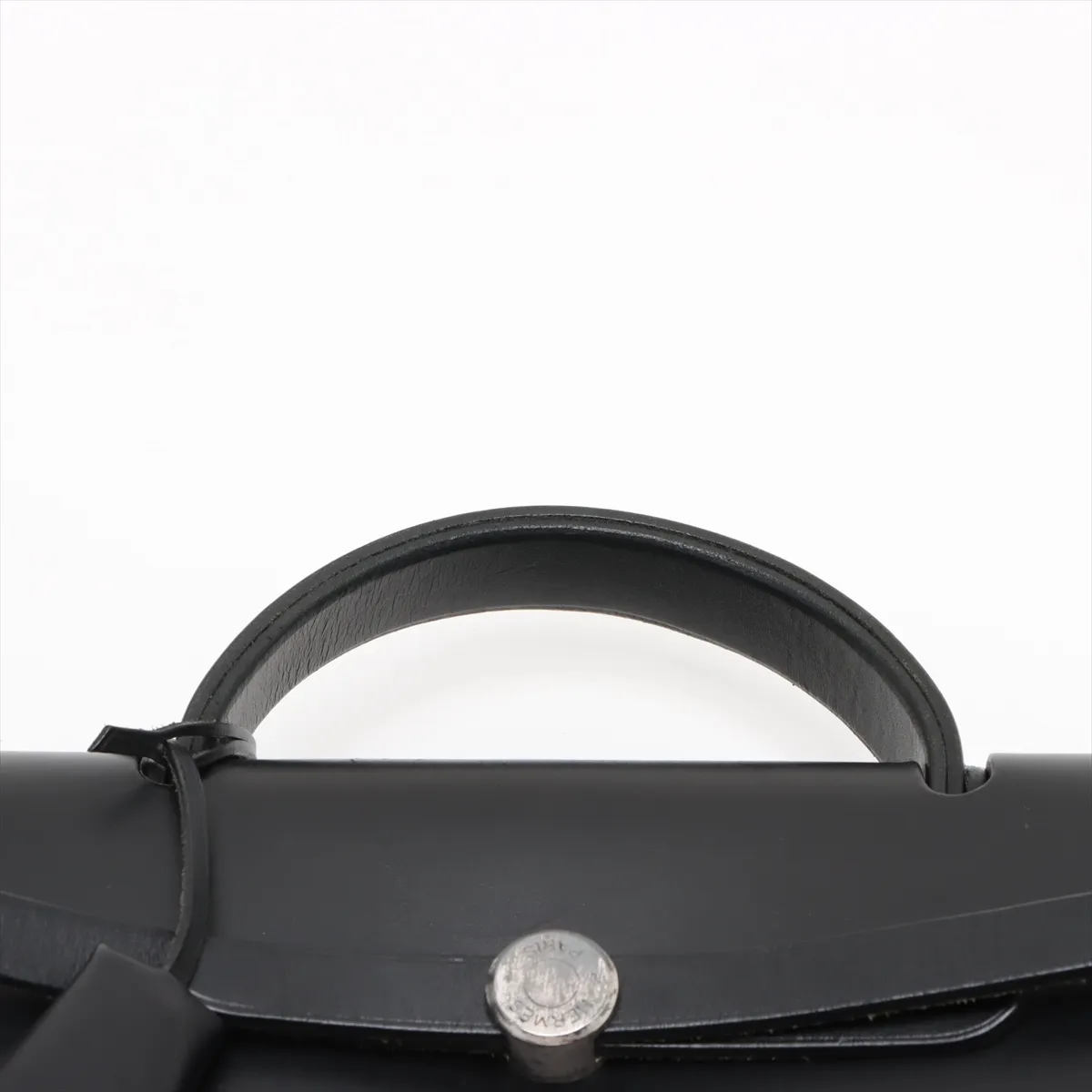 Ale Bag MM Toile Officier x Vache Hunter Black Silver Hardware D:2000 — view 6