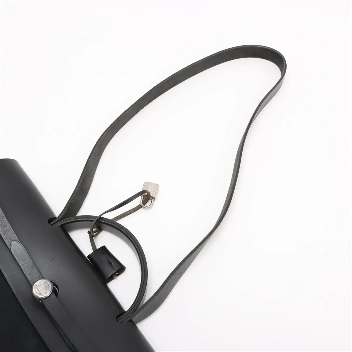 Ale Bag MM Toile Officier x Vache Hunter Black Silver Hardware D:2000 — view 7