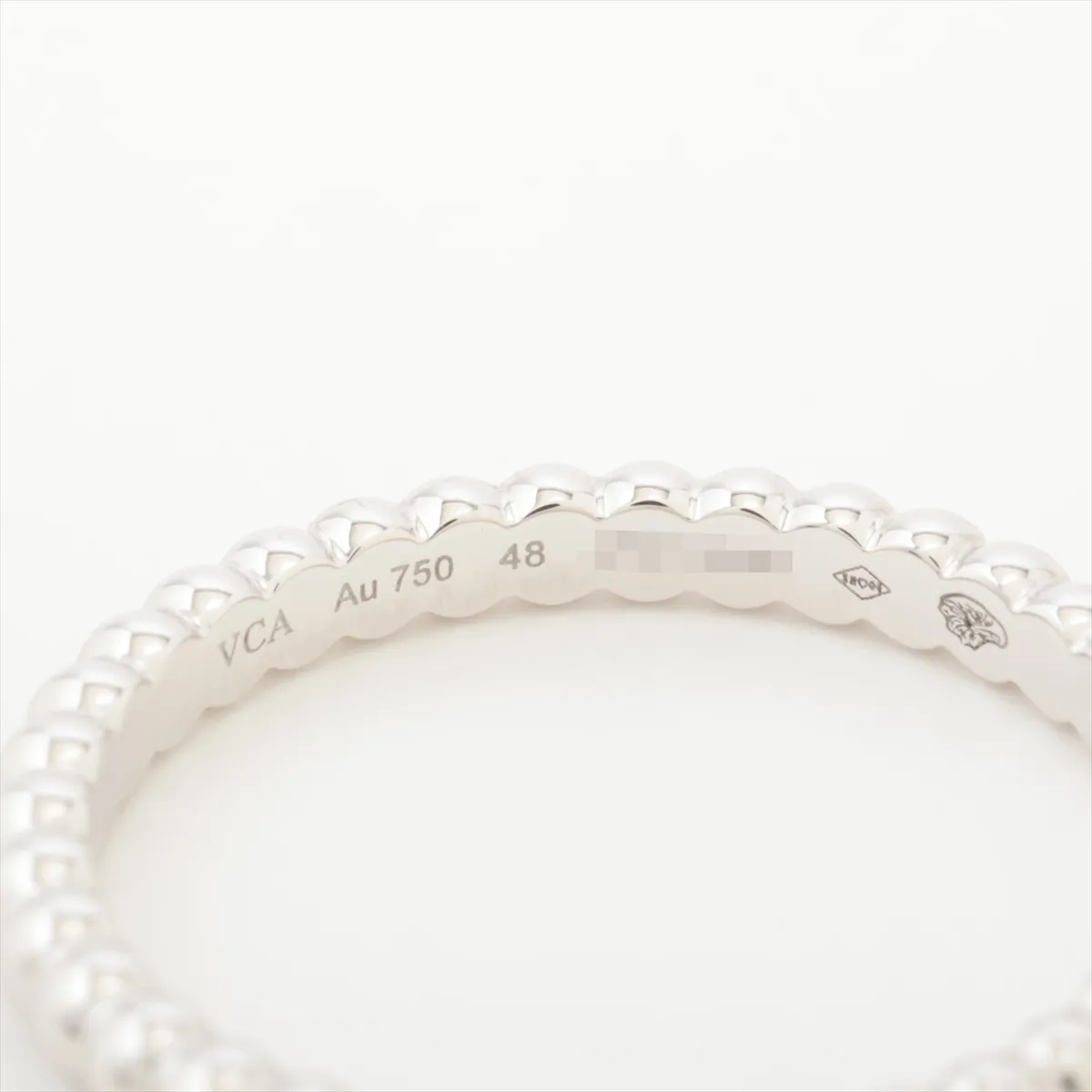 Perlee Ring, 750 (WG), 2.1g, Size 48, JP910645, VCARPJME48 — view 3