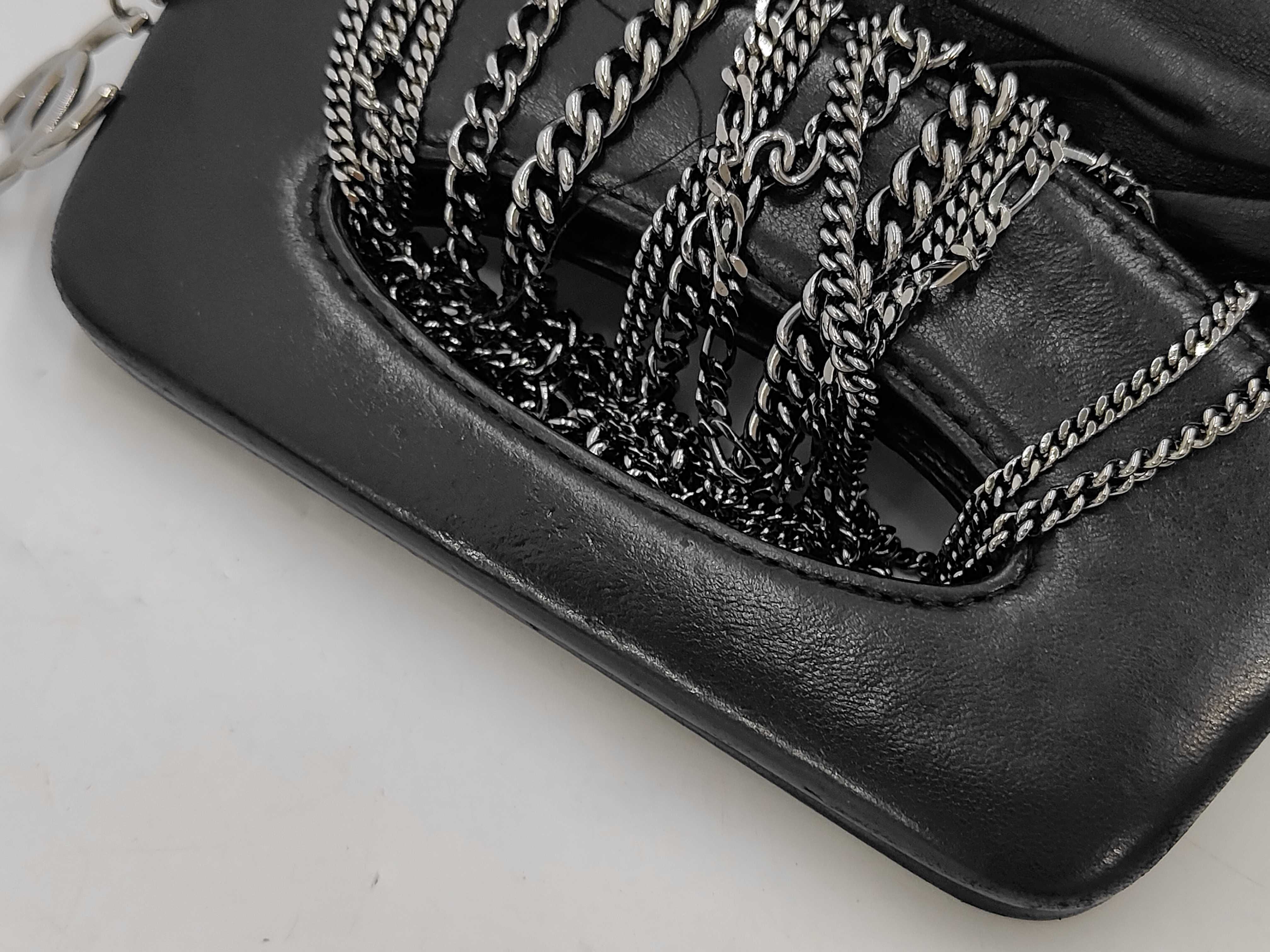Chain Lambskin Handbag — view 5