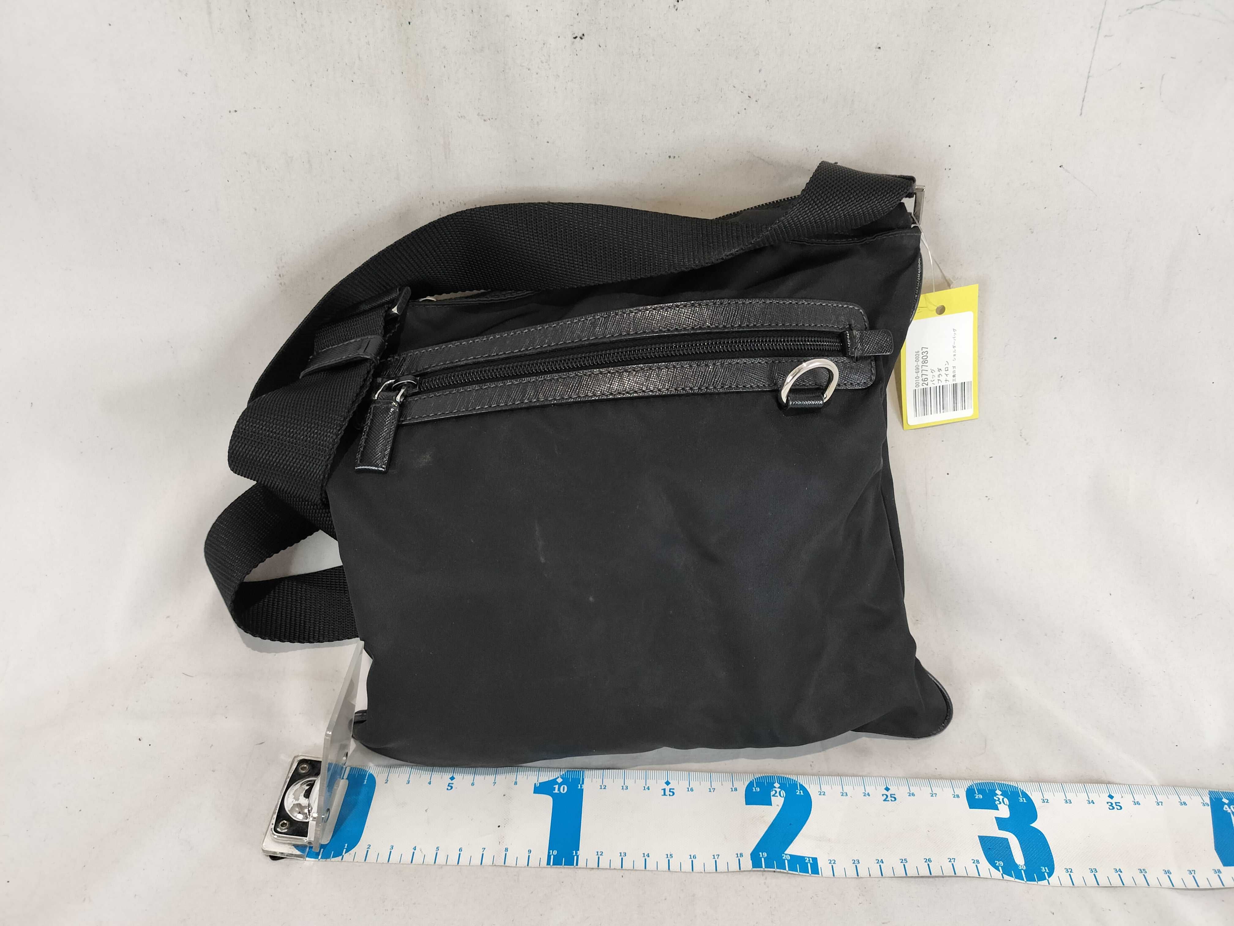 Nylon Triangle Logo Shoulder Bag — view 2