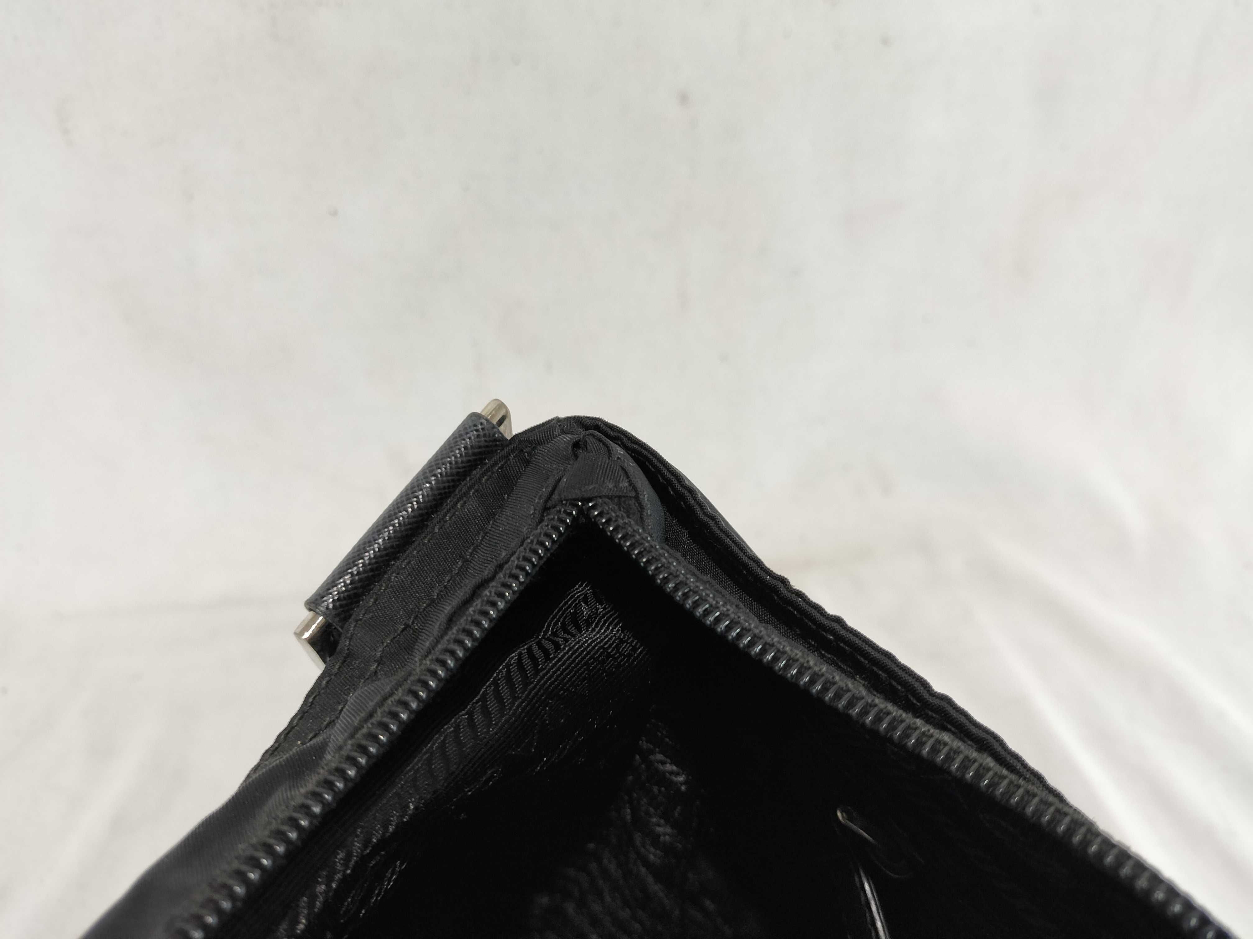 Nylon Triangle Logo Shoulder Bag — view 11