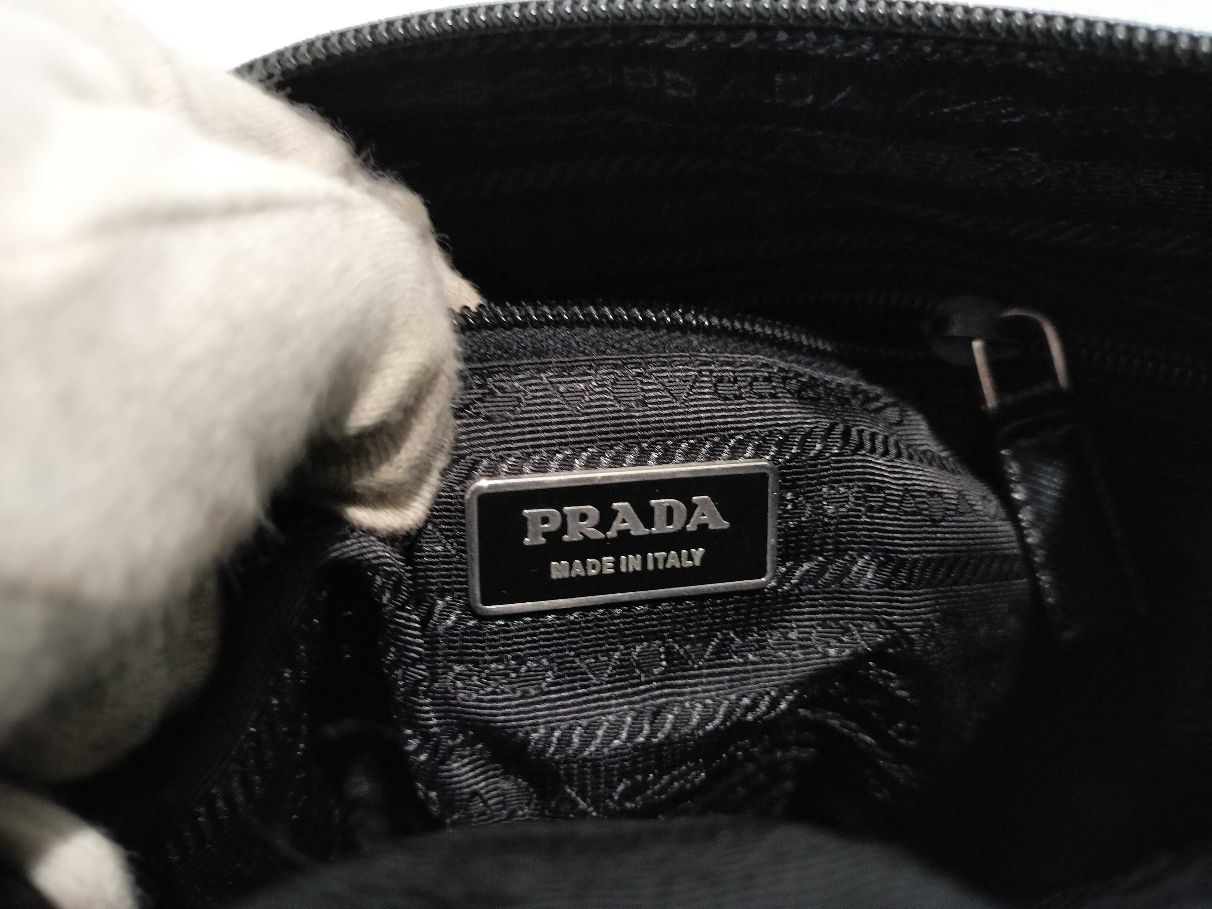 Nylon Triangle Logo Shoulder Bag — view 13