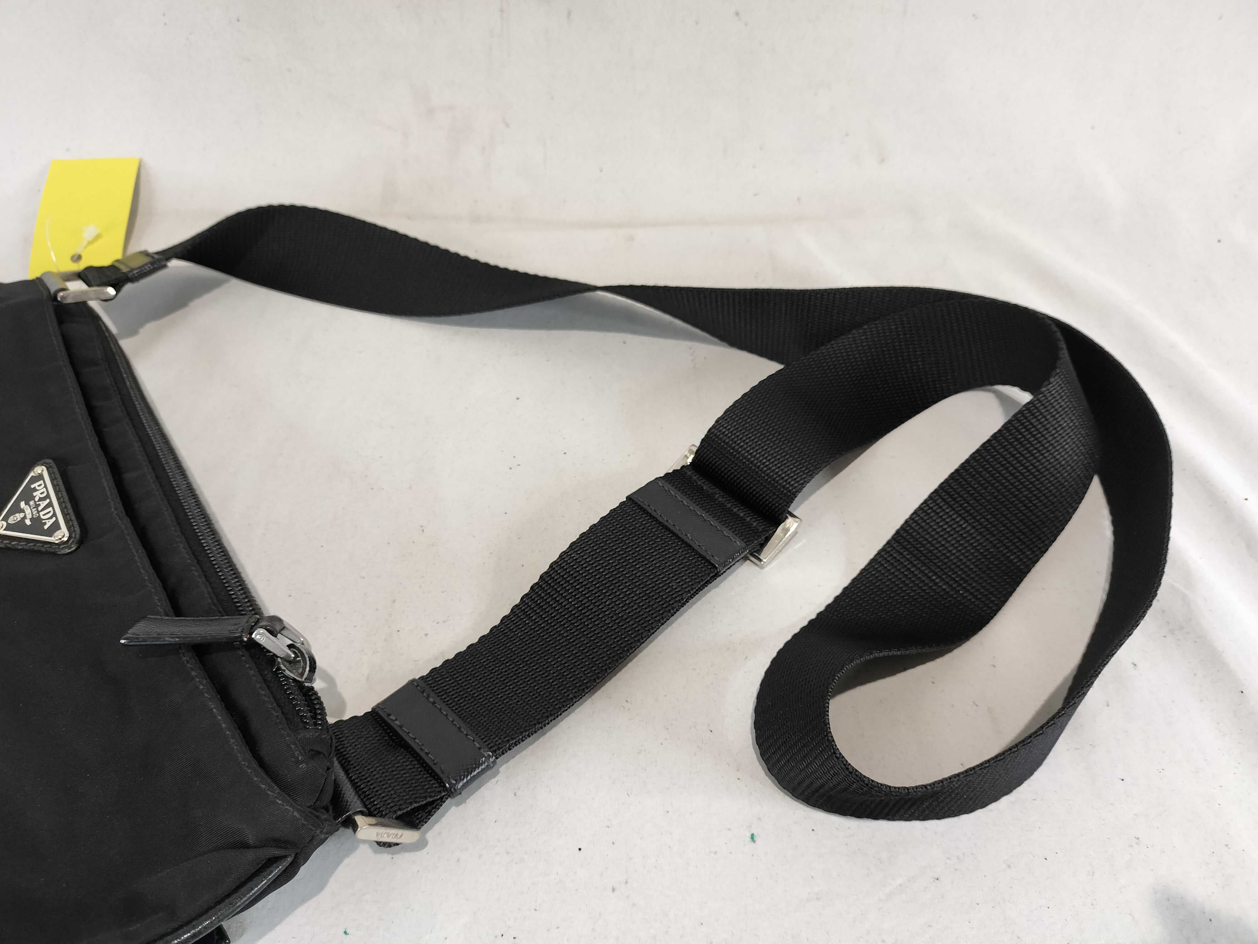Nylon Triangle Logo Shoulder Bag — view 3