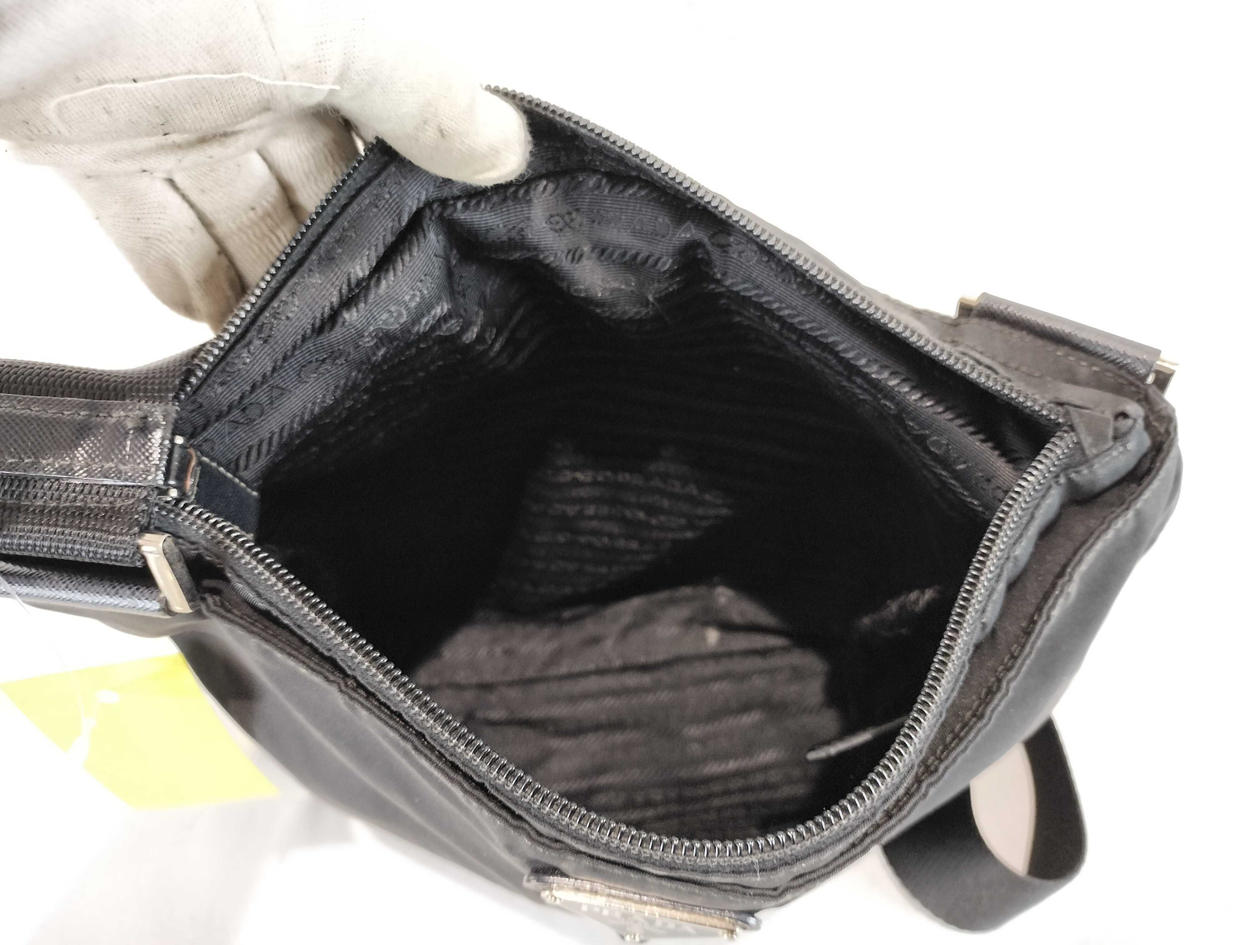 Nylon Triangle Logo Shoulder Bag — view 10
