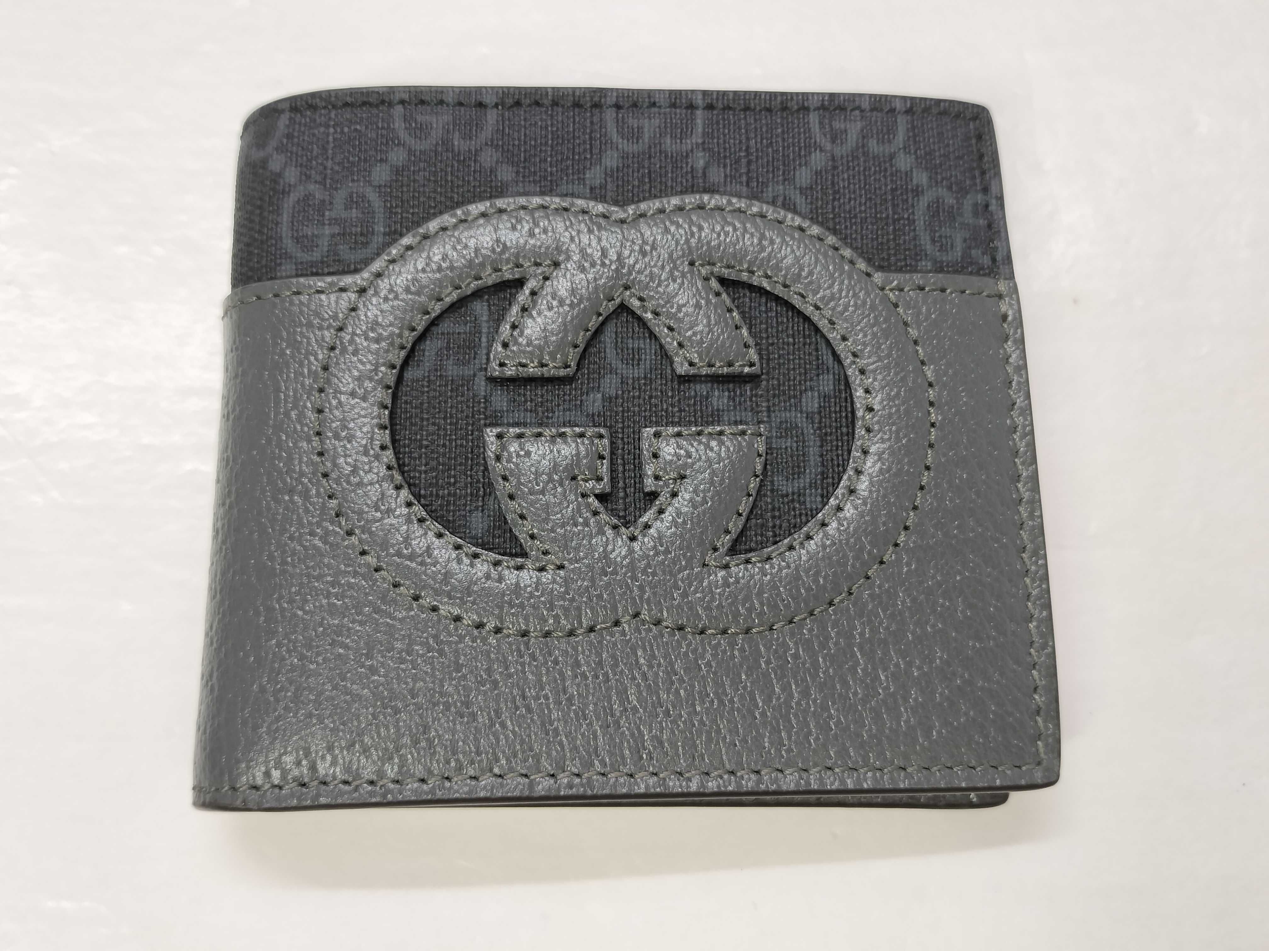 GG Supreme Interlocking G Wallet 701417