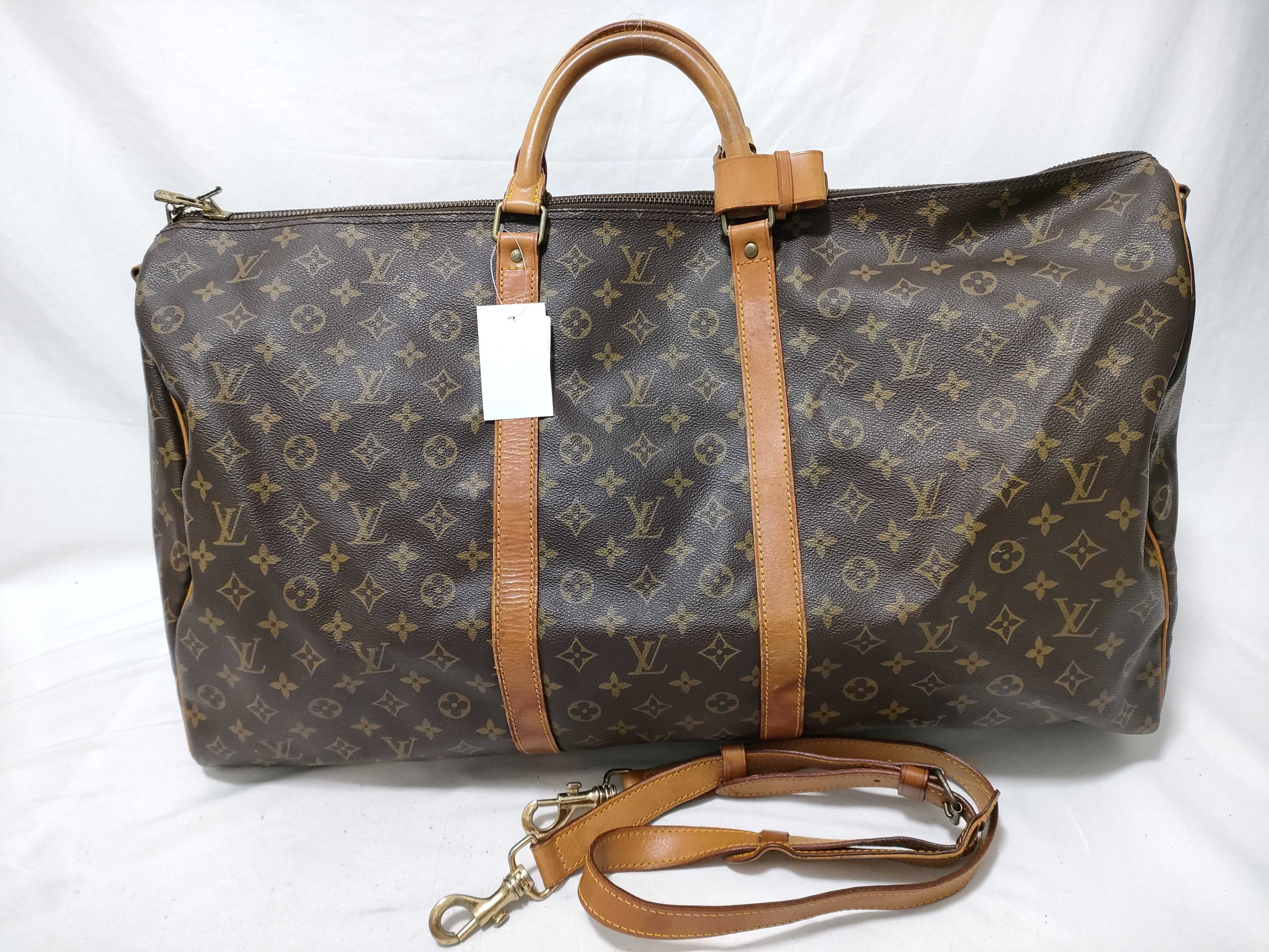 Monogram M41412 Keepall Bandoulière 60 Boston Bag