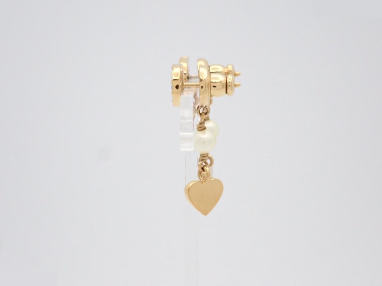 Gold earrings — view 3