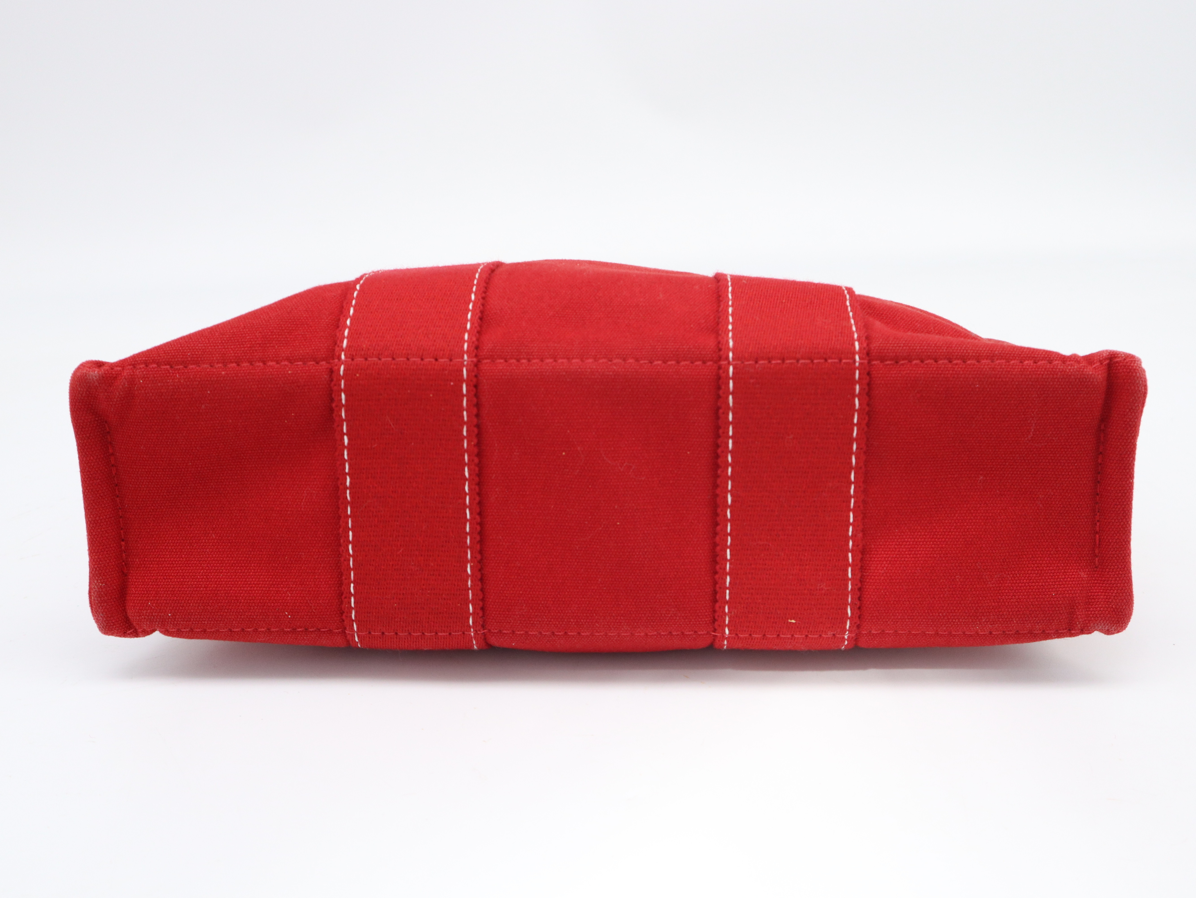 Deauville PM handbag, canvas, red. — view 5
