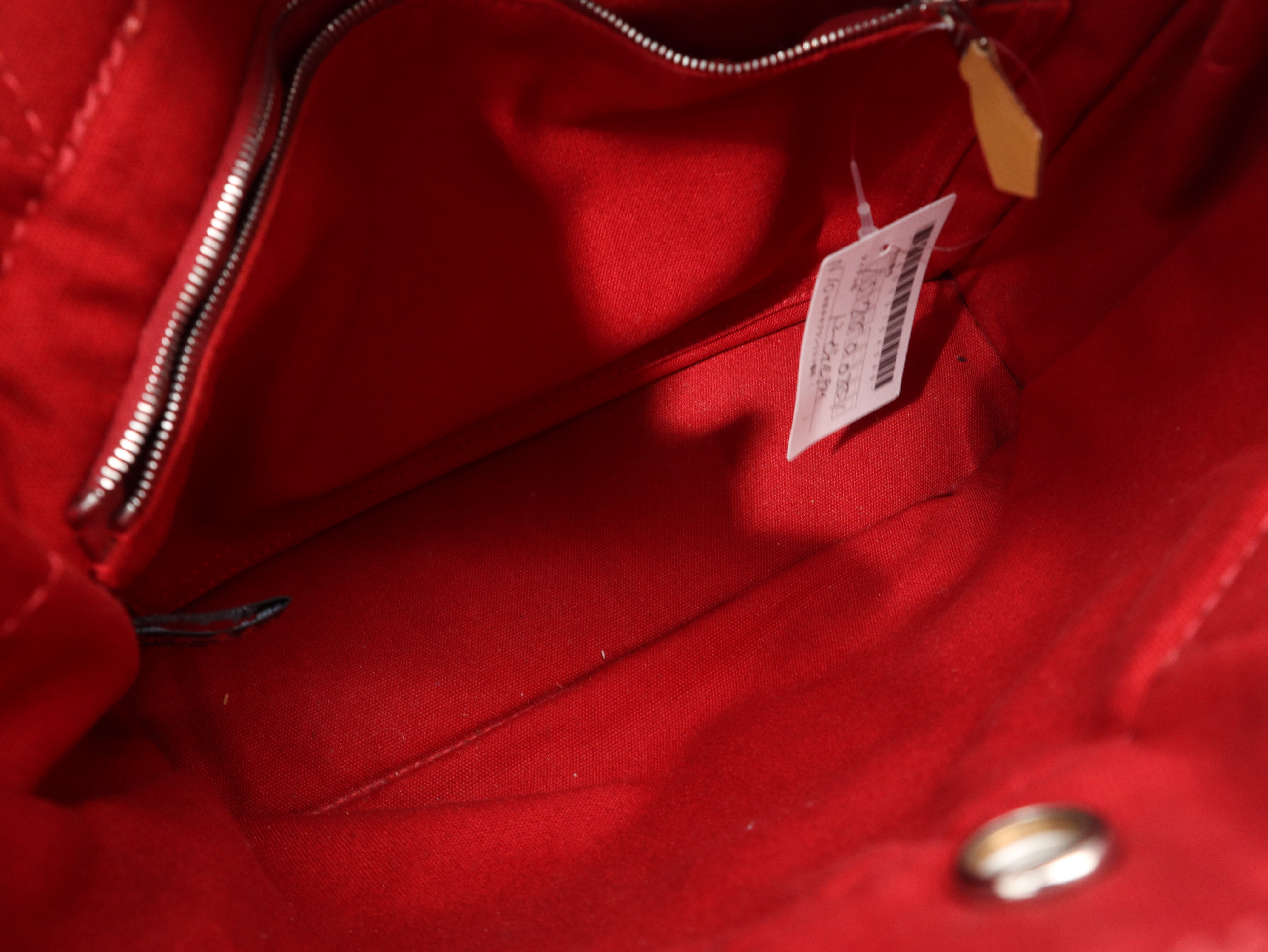 Deauville PM handbag, canvas, red. — view 8