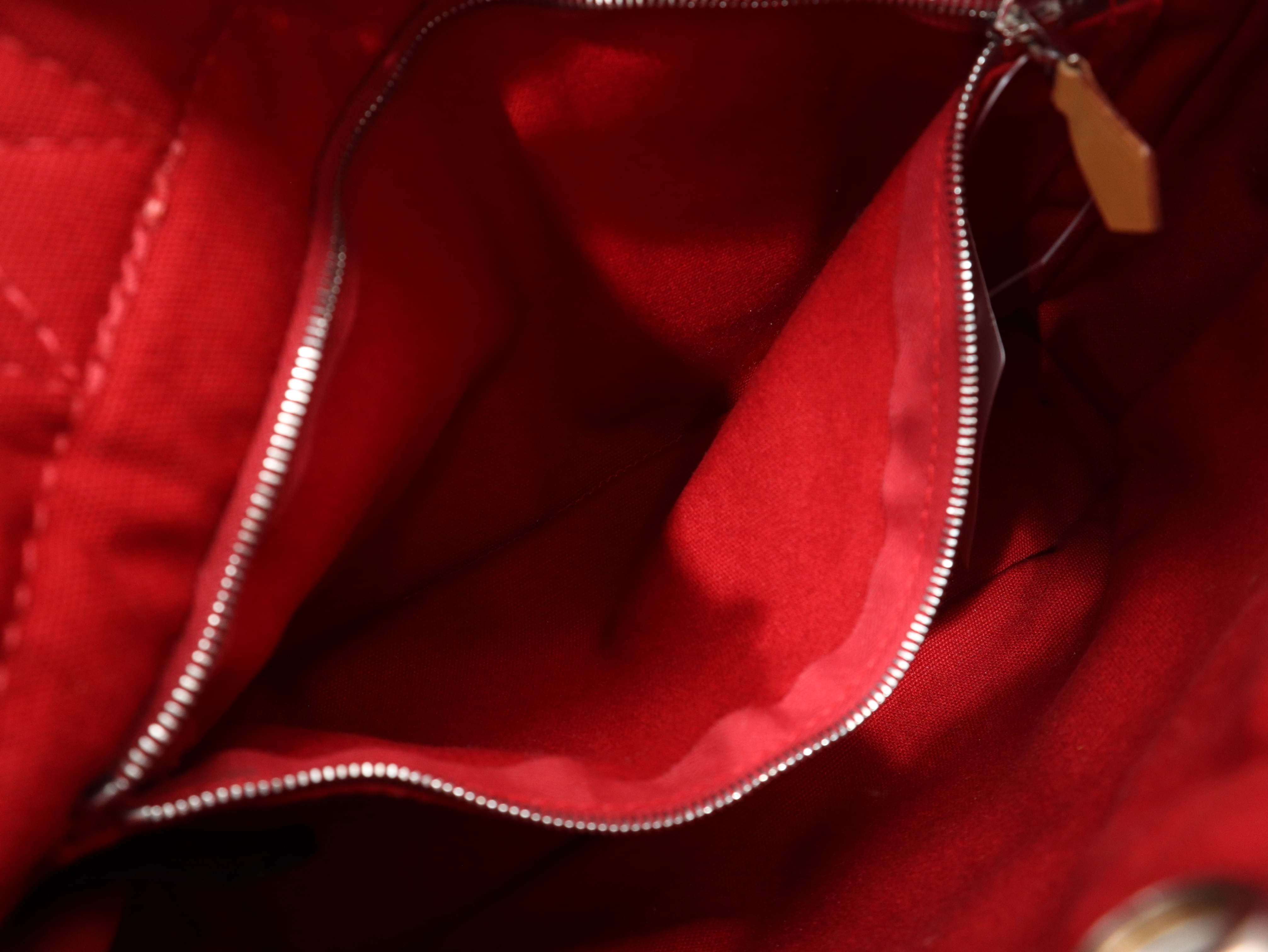 Deauville PM handbag, canvas, red. — view 9