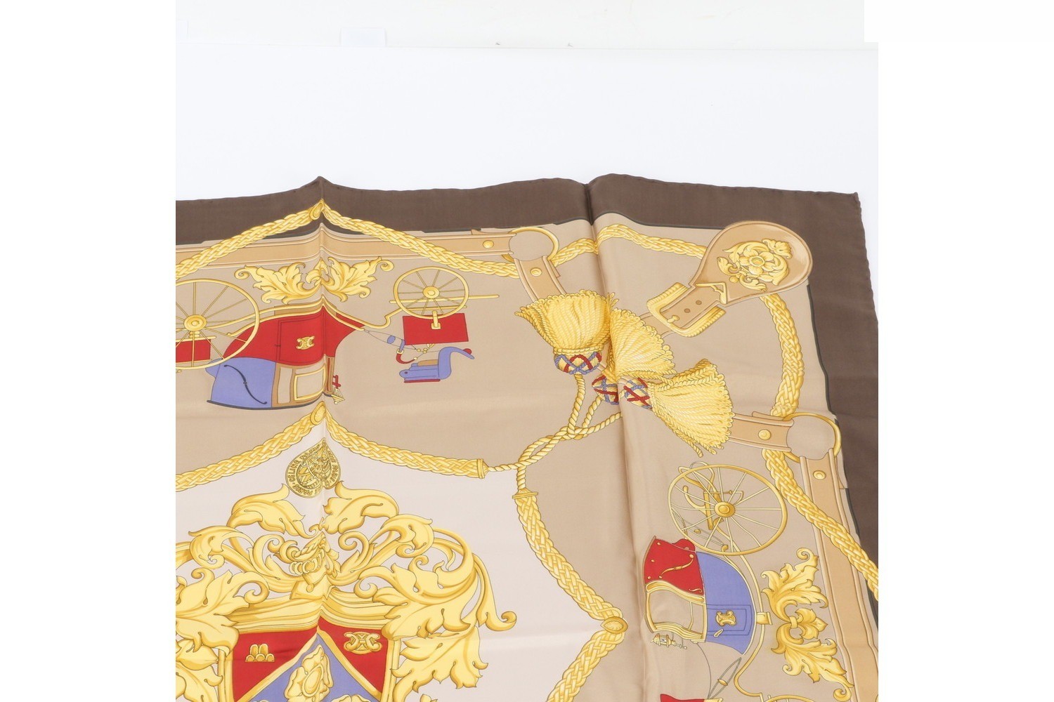 100% Silk Scarf with Tag — view 2