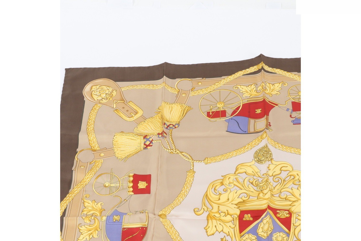 100% Silk Scarf with Tag — view 3