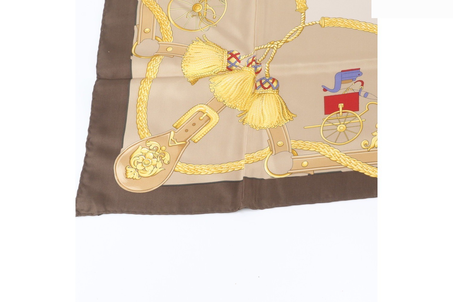100% Silk Scarf with Tag — view 4