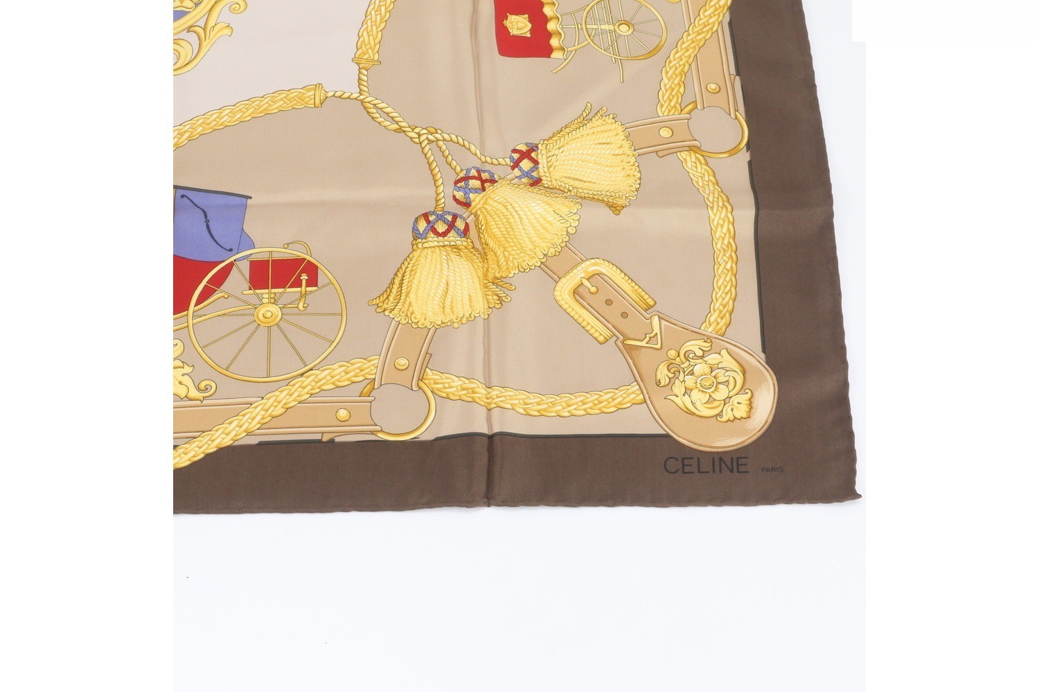 100% Silk Scarf with Tag — view 5