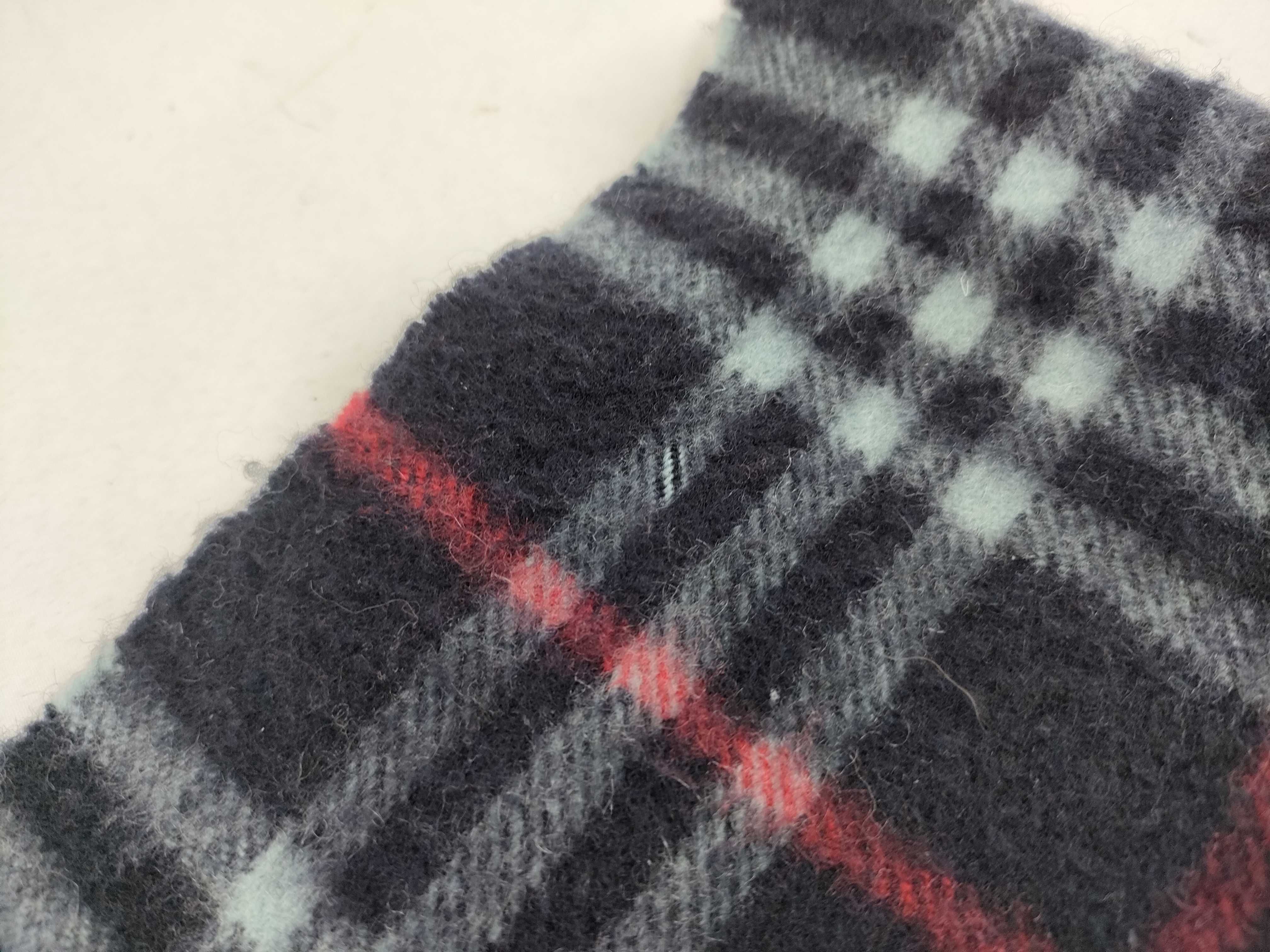 Cashmere Scarf, Nova Check, Blue-Black, Other Accessories — view 6