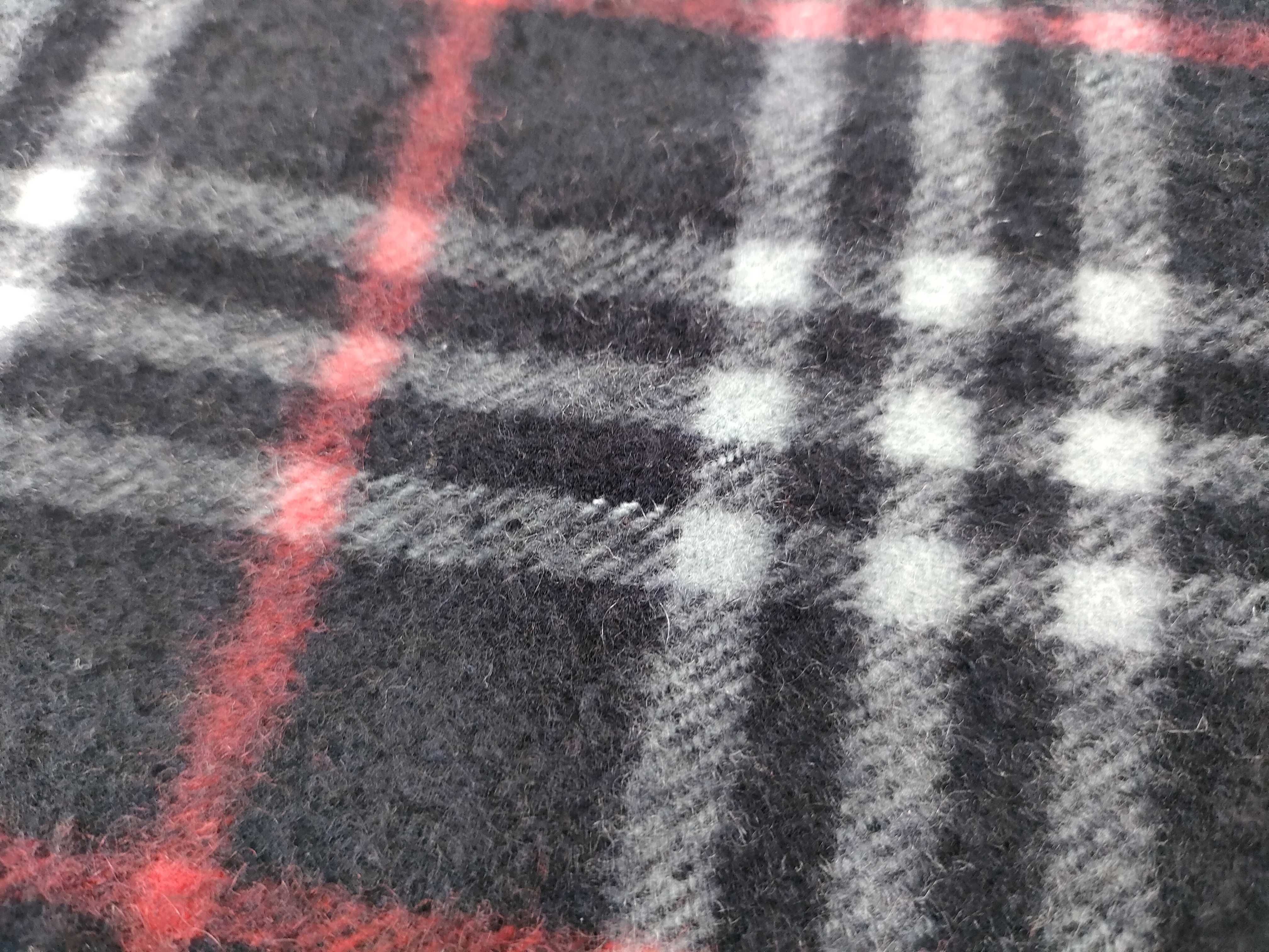 Cashmere Scarf, Nova Check, Blue-Black, Other Accessories — view 8