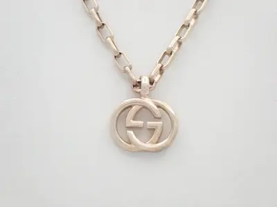 Interlocking G Necklace, AG925, 21.2g, Neck circumference approx. 53cm