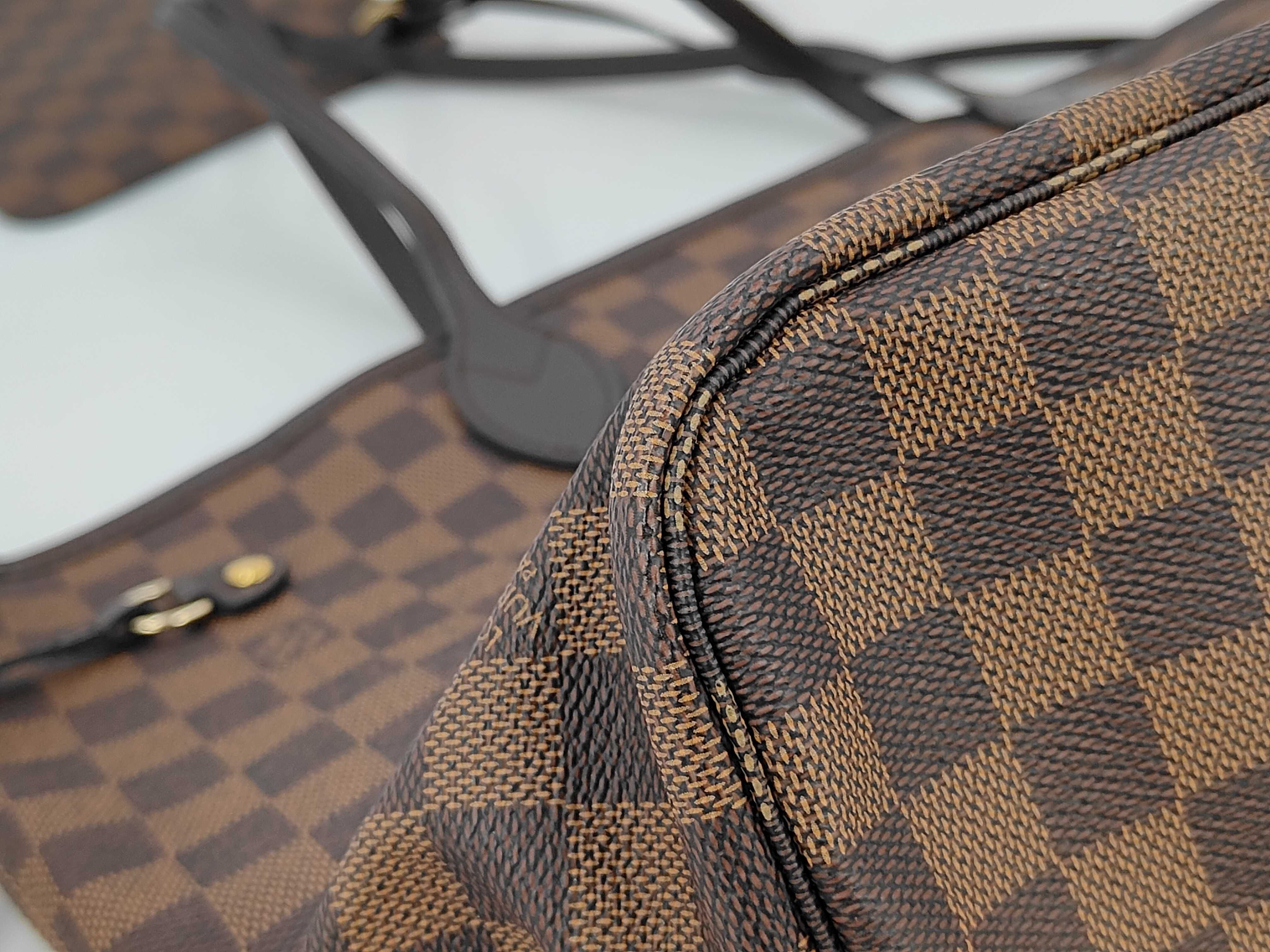 Damier Louis Vuitton Damier Tote Bag Neverfull MM N40598 AR4129 Tote Bag — view 6