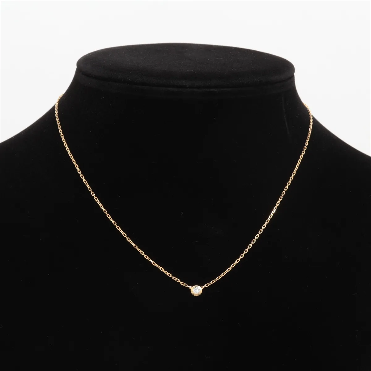 Damour SM Diamond Necklace 750(YG) 2.8g RIA185 CRB7215800 — view 5