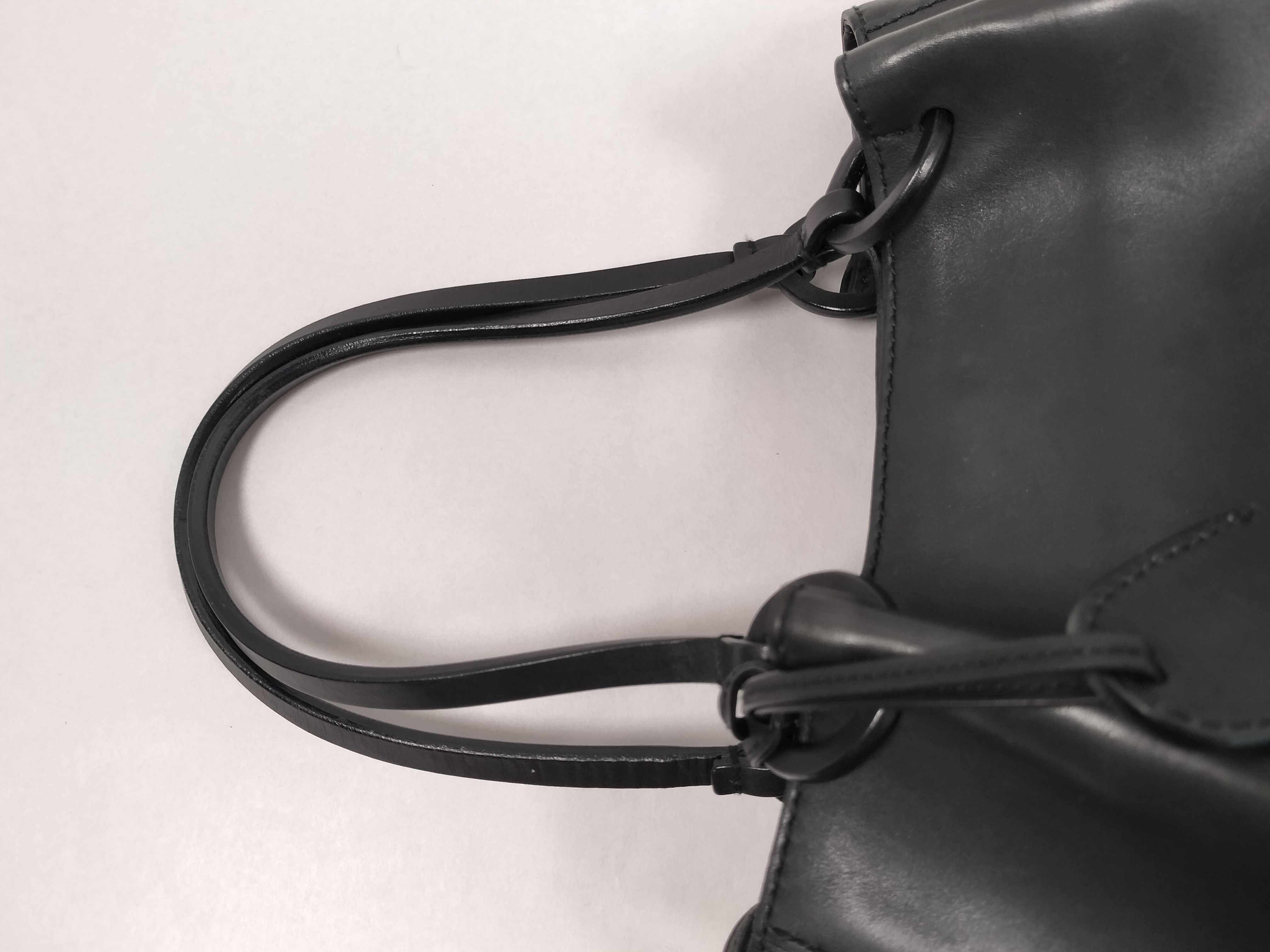 Tote Bag, Gucci Tote Bag from the Tom Ford era, with pouch, leather, black tote bag — view 3