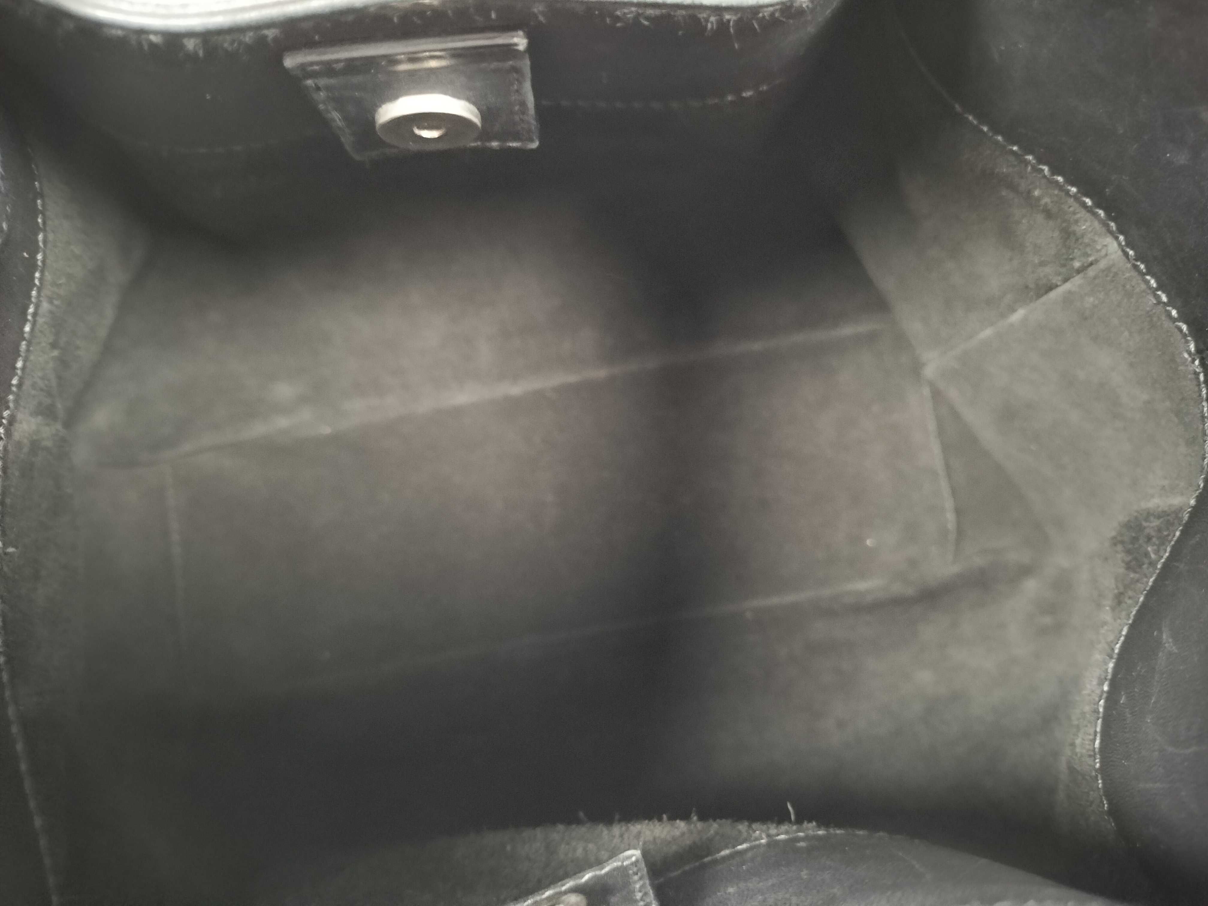 Tote Bag, Gucci Tote Bag from the Tom Ford era, with pouch, leather, black tote bag — view 9