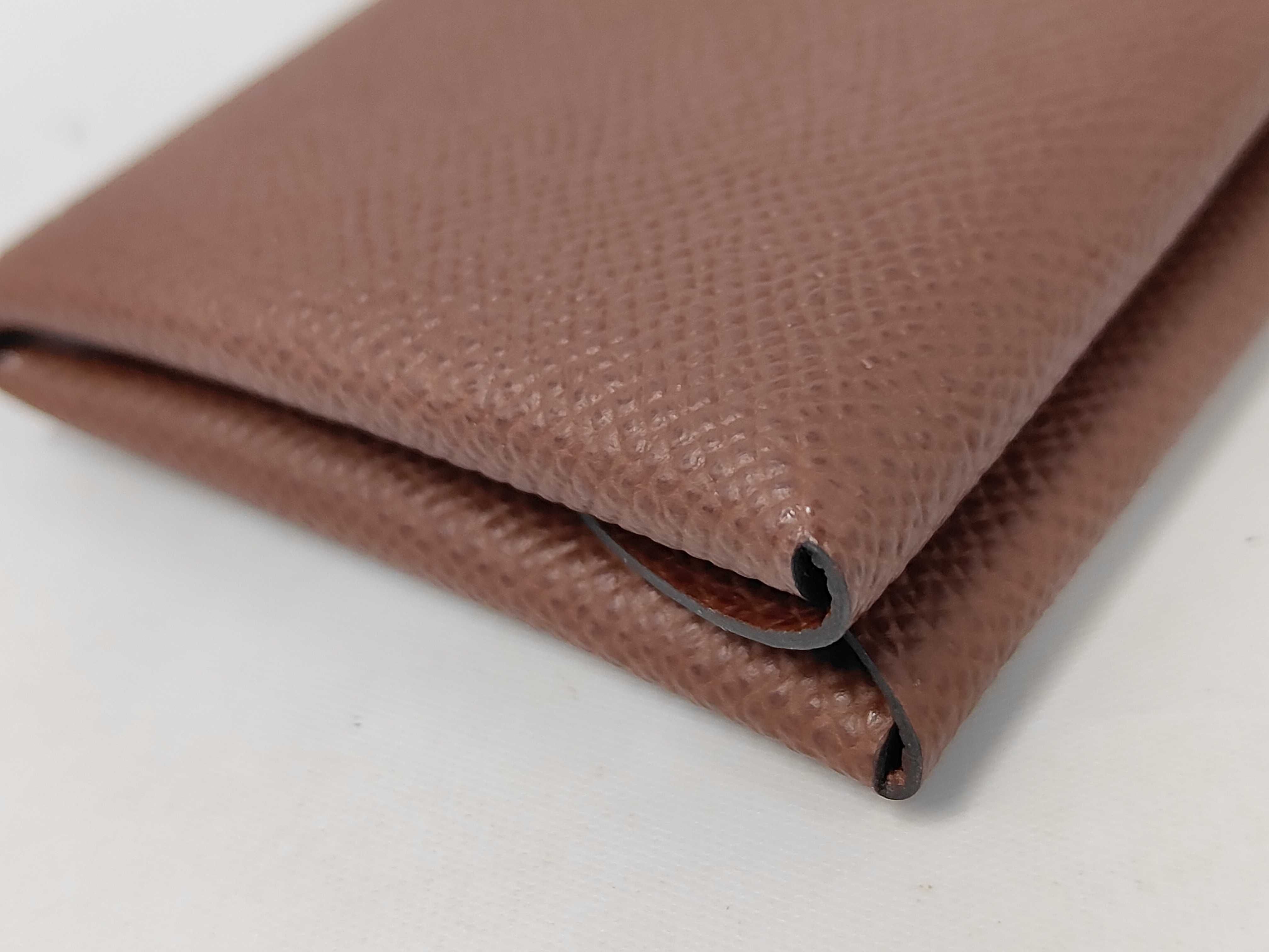 Calvi Duo K-stamp Epsom Rouge Sellier Coin Case — view 3