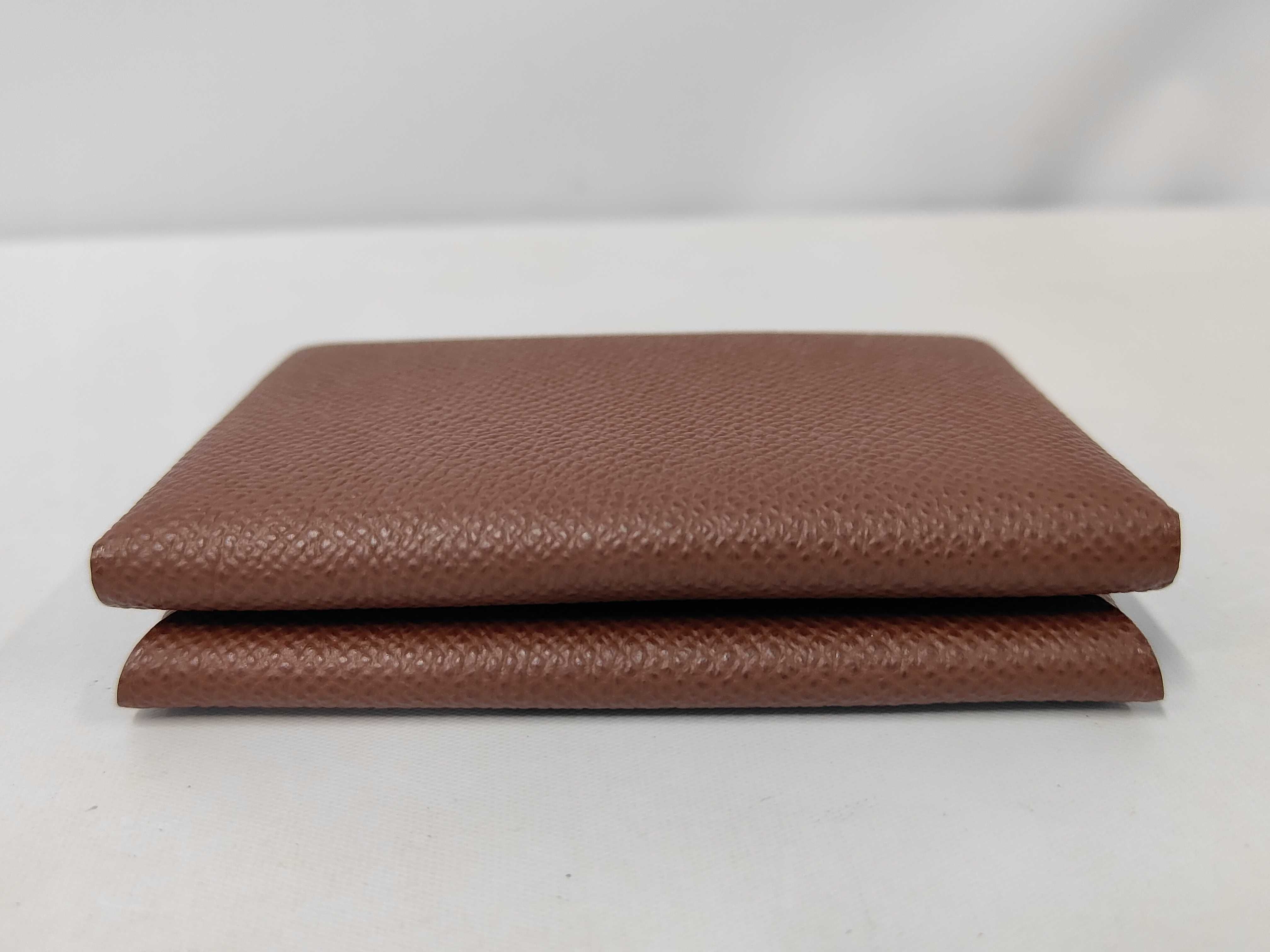 Calvi Duo K-stamp Epsom Rouge Sellier Coin Case — view 4