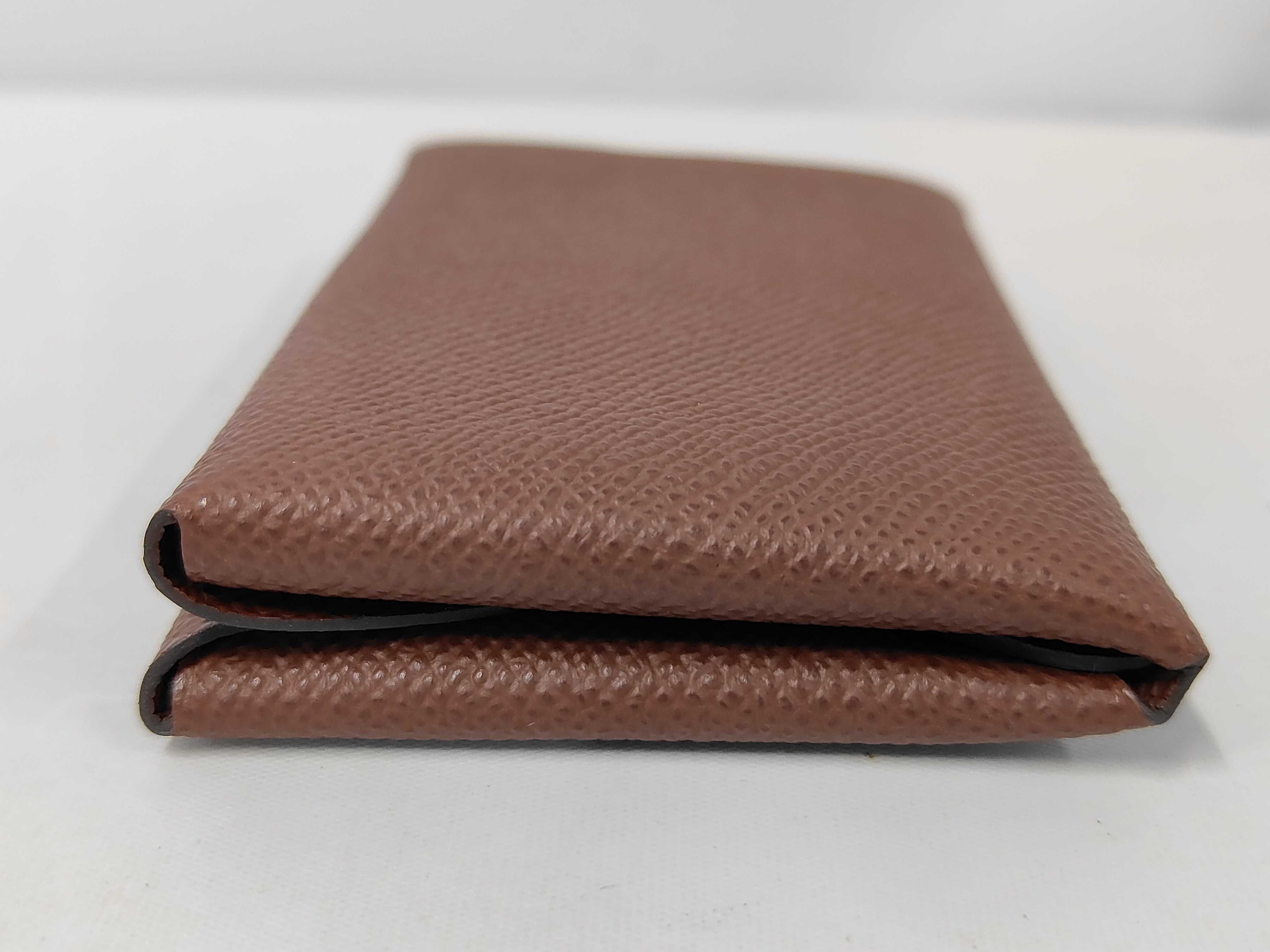 Calvi Duo K-stamp Epsom Rouge Sellier Coin Case — view 5