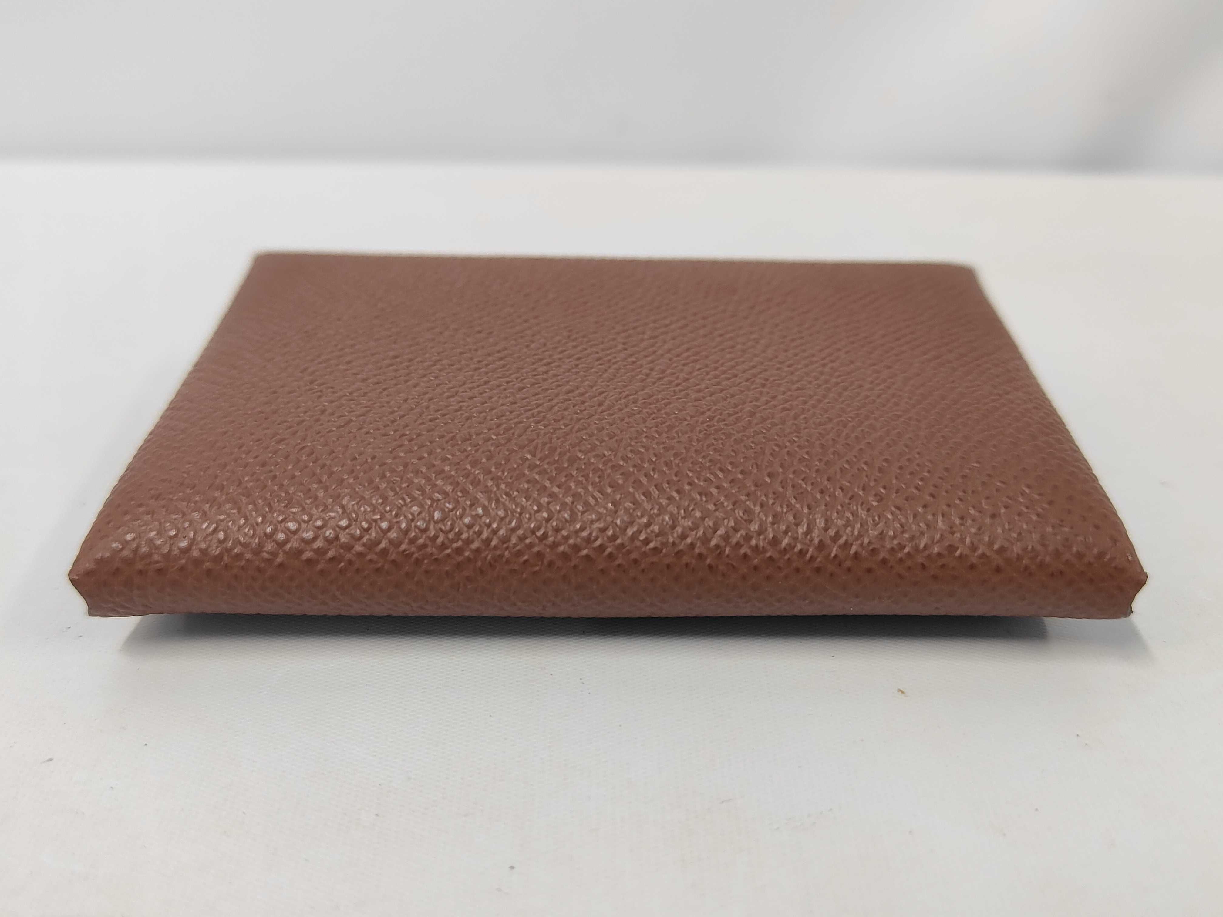 Calvi Duo K-stamp Epsom Rouge Sellier Coin Case — view 6