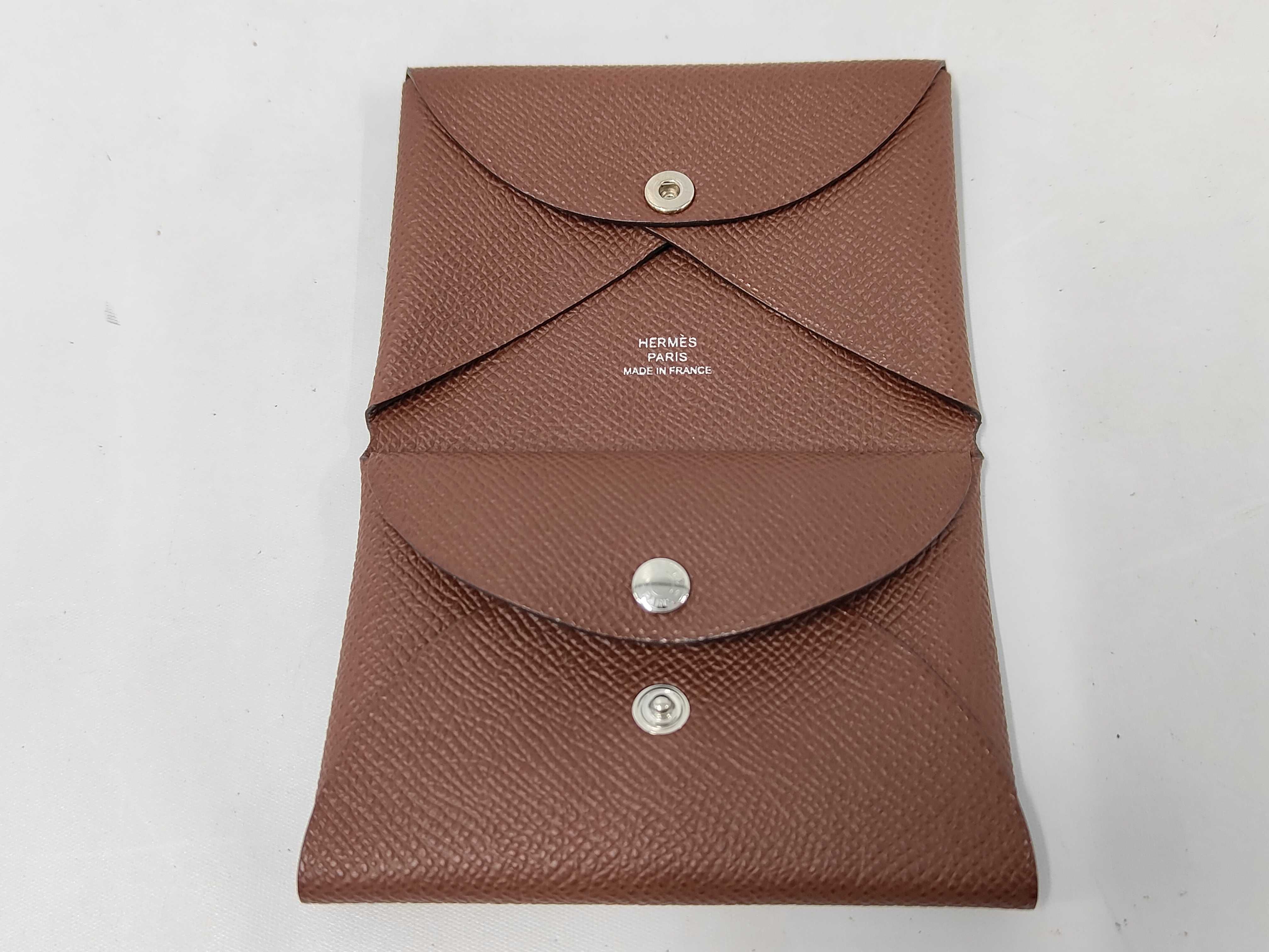 Calvi Duo K-stamp Epsom Rouge Sellier Coin Case — view 7