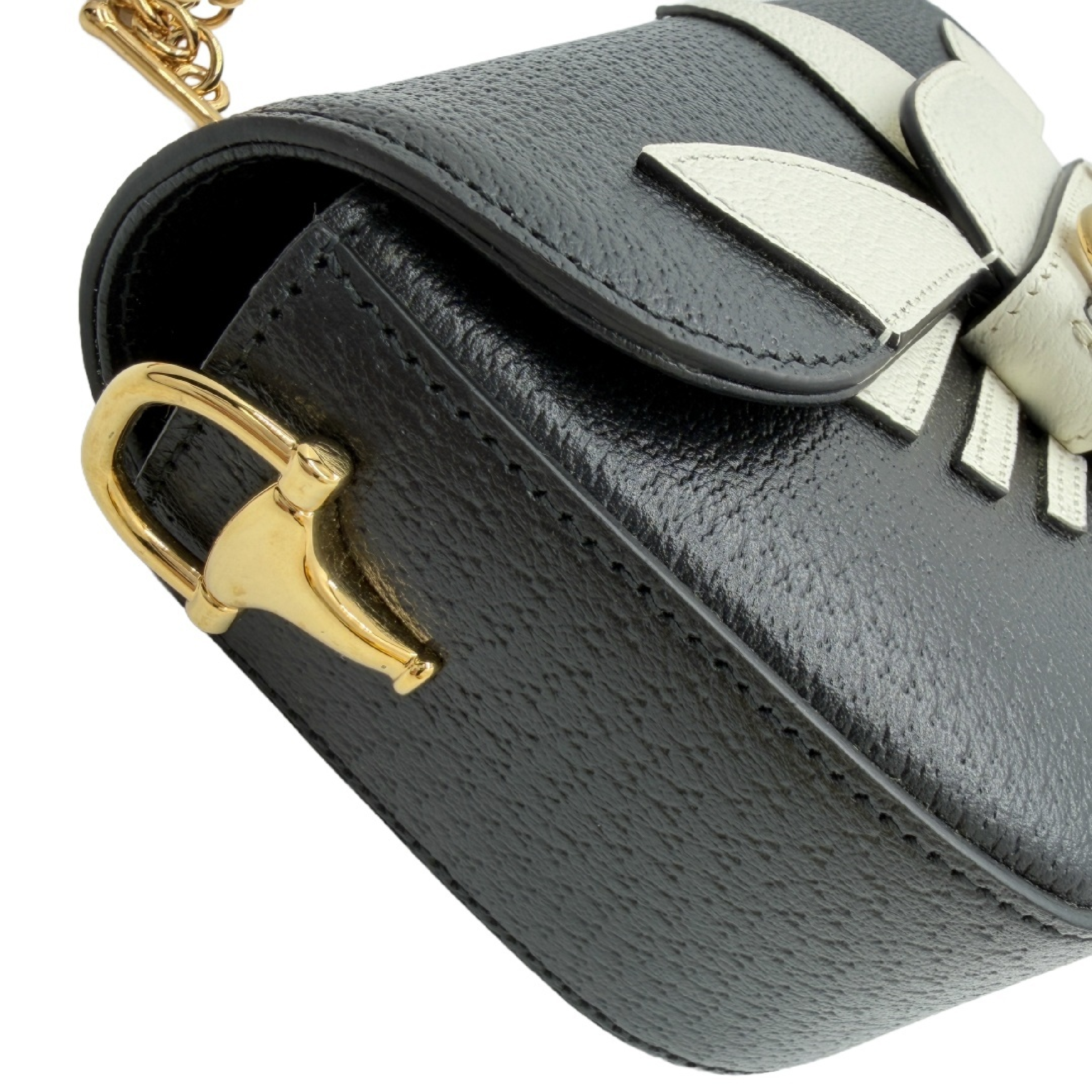 x adidas Horsebit 1955 Shoulder Bag Black x White Shoulder Bag — view 3