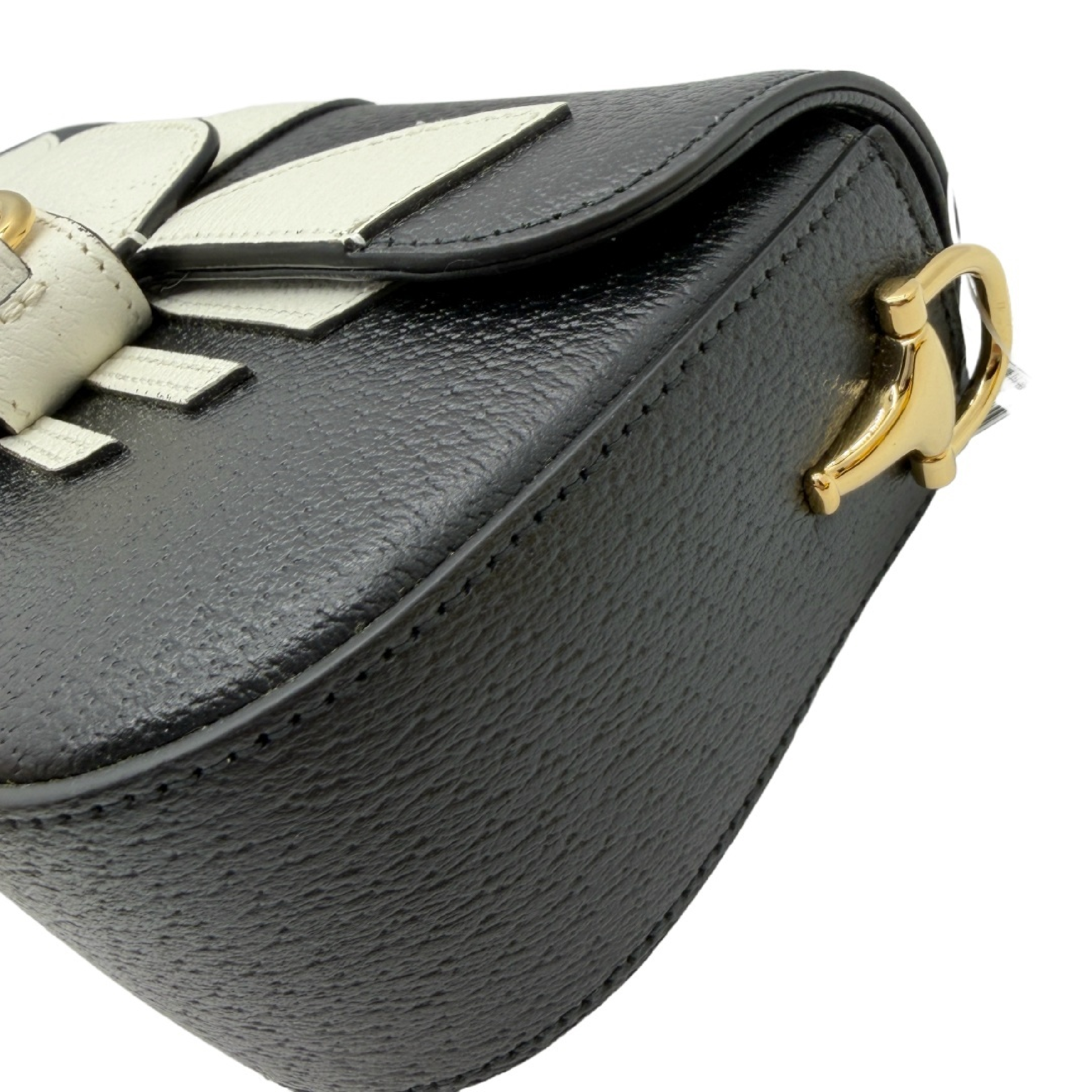 x adidas Horsebit 1955 Shoulder Bag Black x White Shoulder Bag — view 6